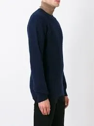 Crew Neck Pullover - Navy