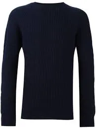 Crew Neck Pullover - Navy