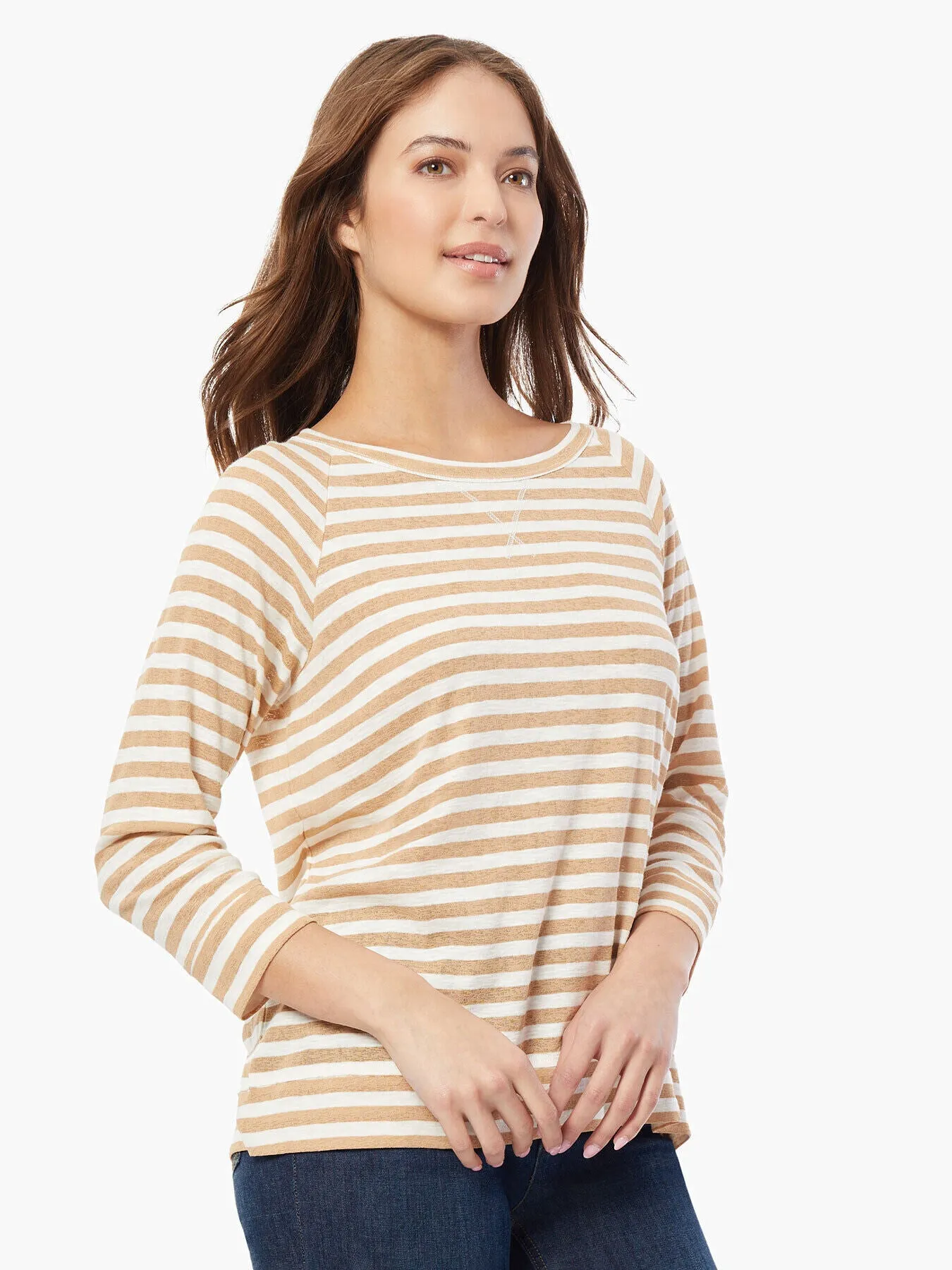 Crewneck Raglan Sedona Knit Top