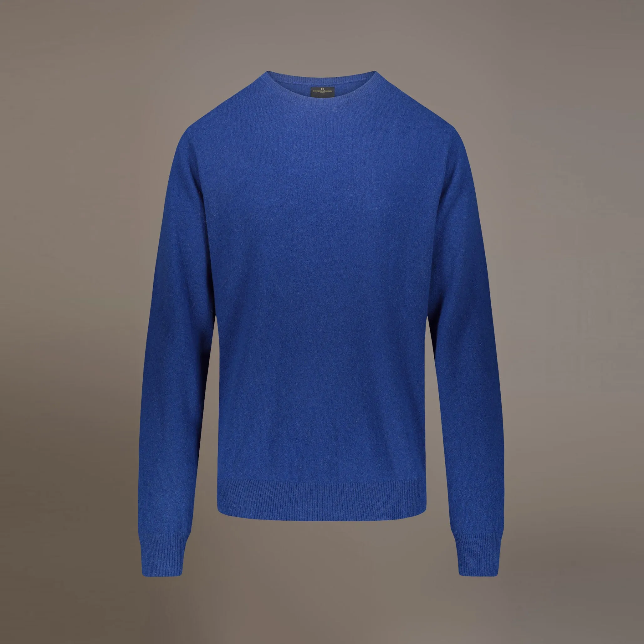 Doppelganger - Men 'Blue' Lambswool Blend Crew Neck Sweater D301