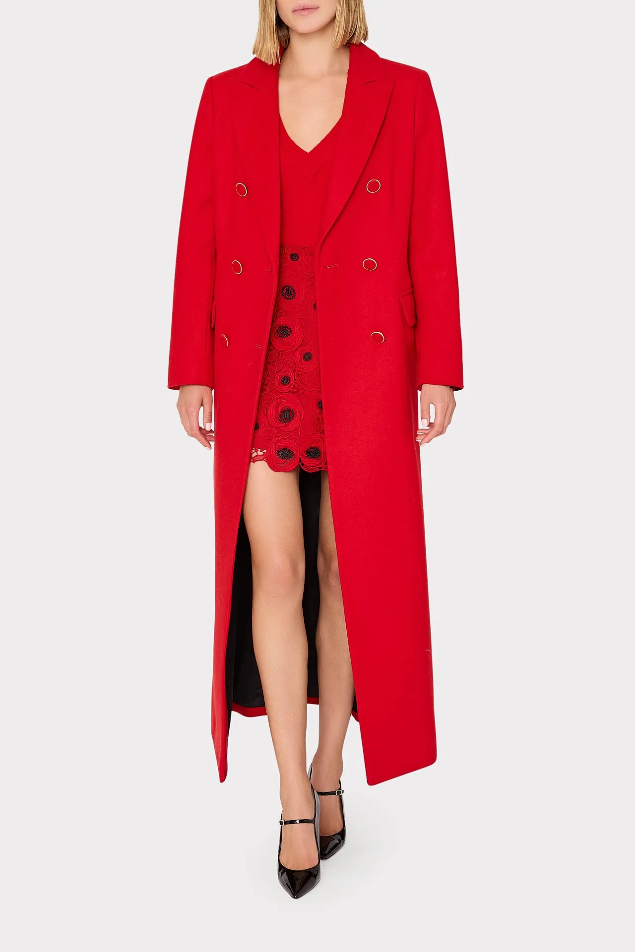 Double Breasted Wool Coat