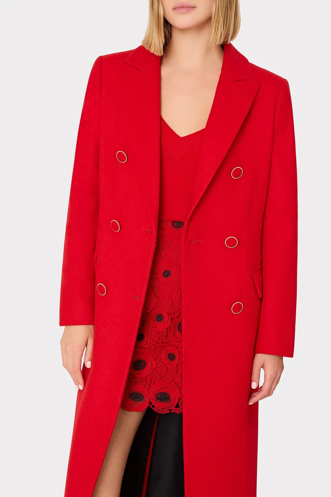 Double Breasted Wool Coat