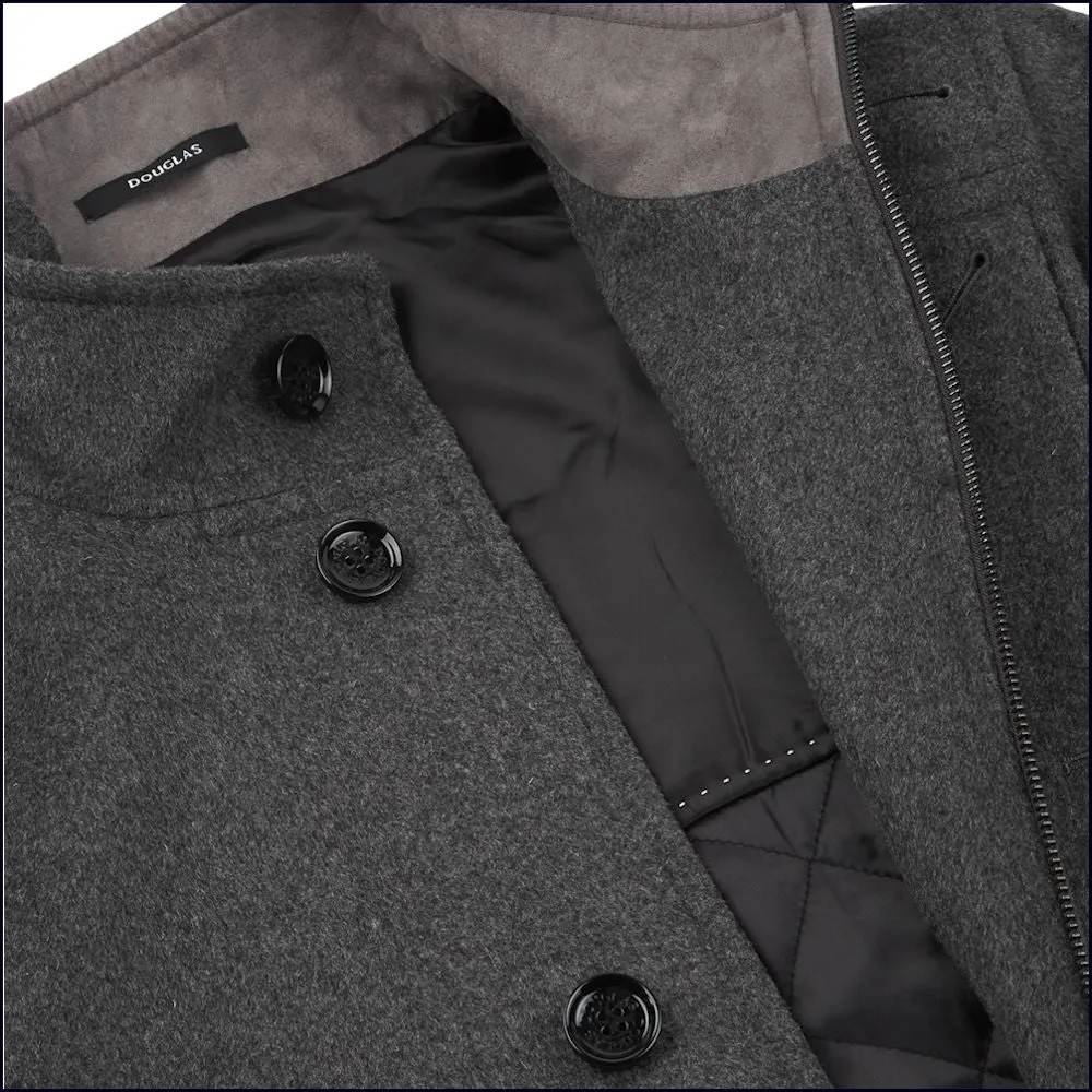 Douglas Jenner Pure Wool Luxury Car Coat<>