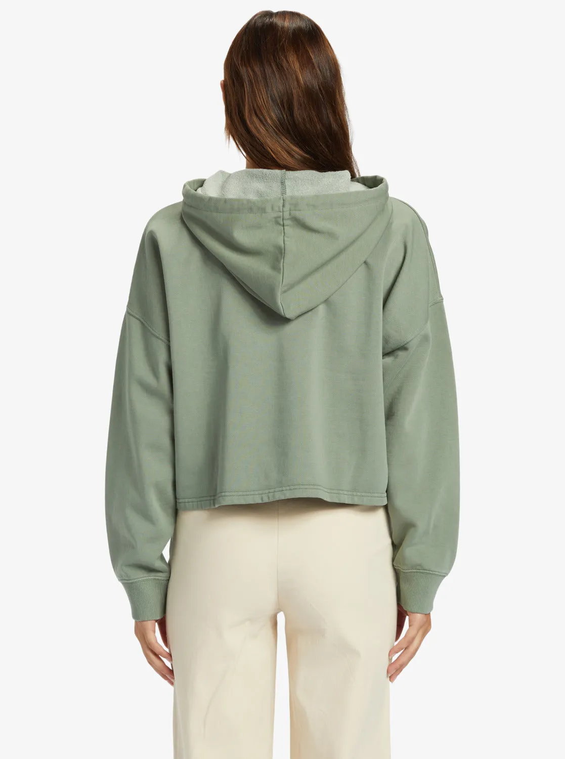 Drakes Cove Half-Zip Hoodie - Agave Green