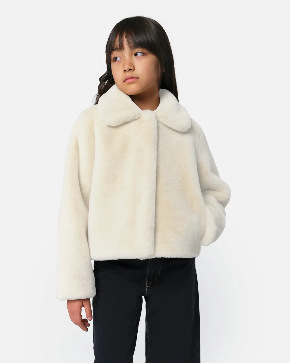 Elis Latte Kids Short Coat