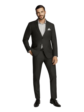 Evan Charcoal Micro Check Suit