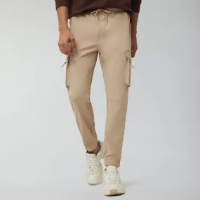 Extra ₹200 off on Cargo Joggers Biscuit Brown 🔥