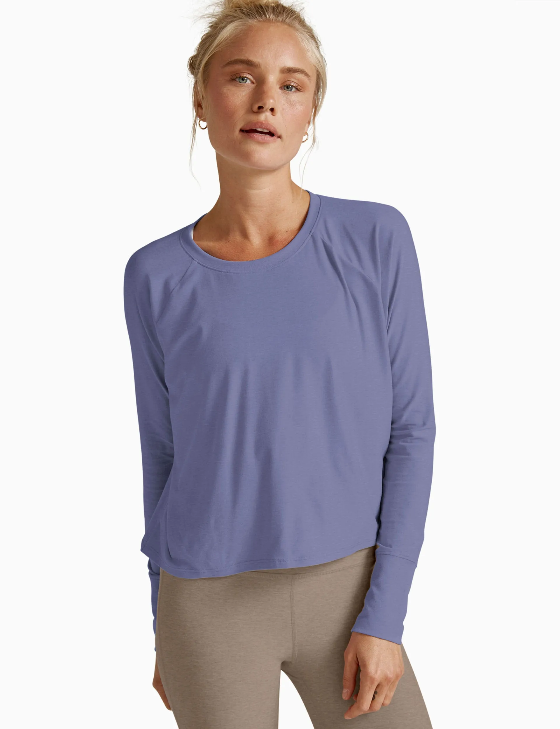 Featherweight Daydreamer Pullover - Periwinkle Cloud Heather