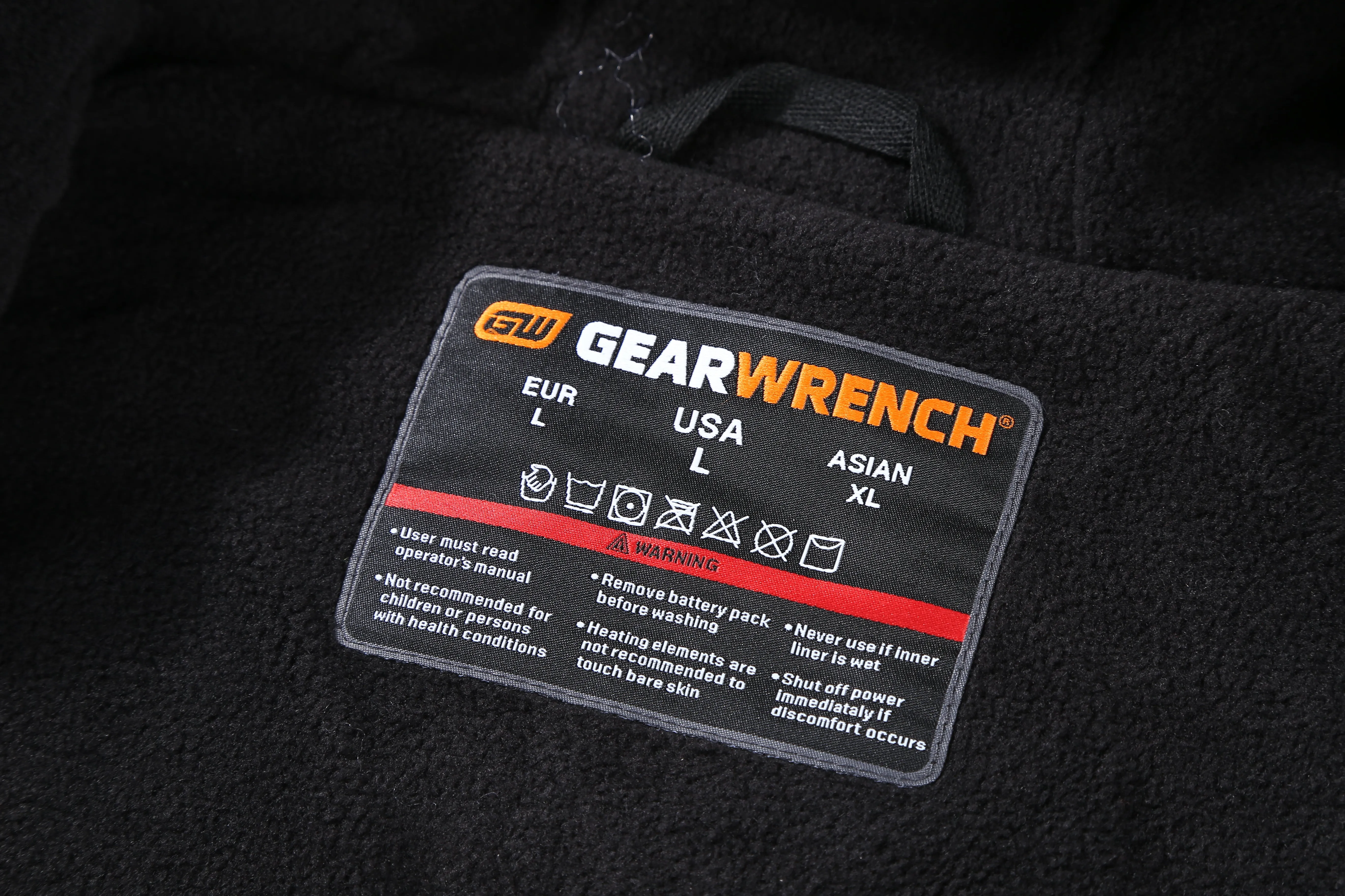 Final Sale - ororo x GearWrench® Heated Full Zip Hoodie (Battery Set Not Included)