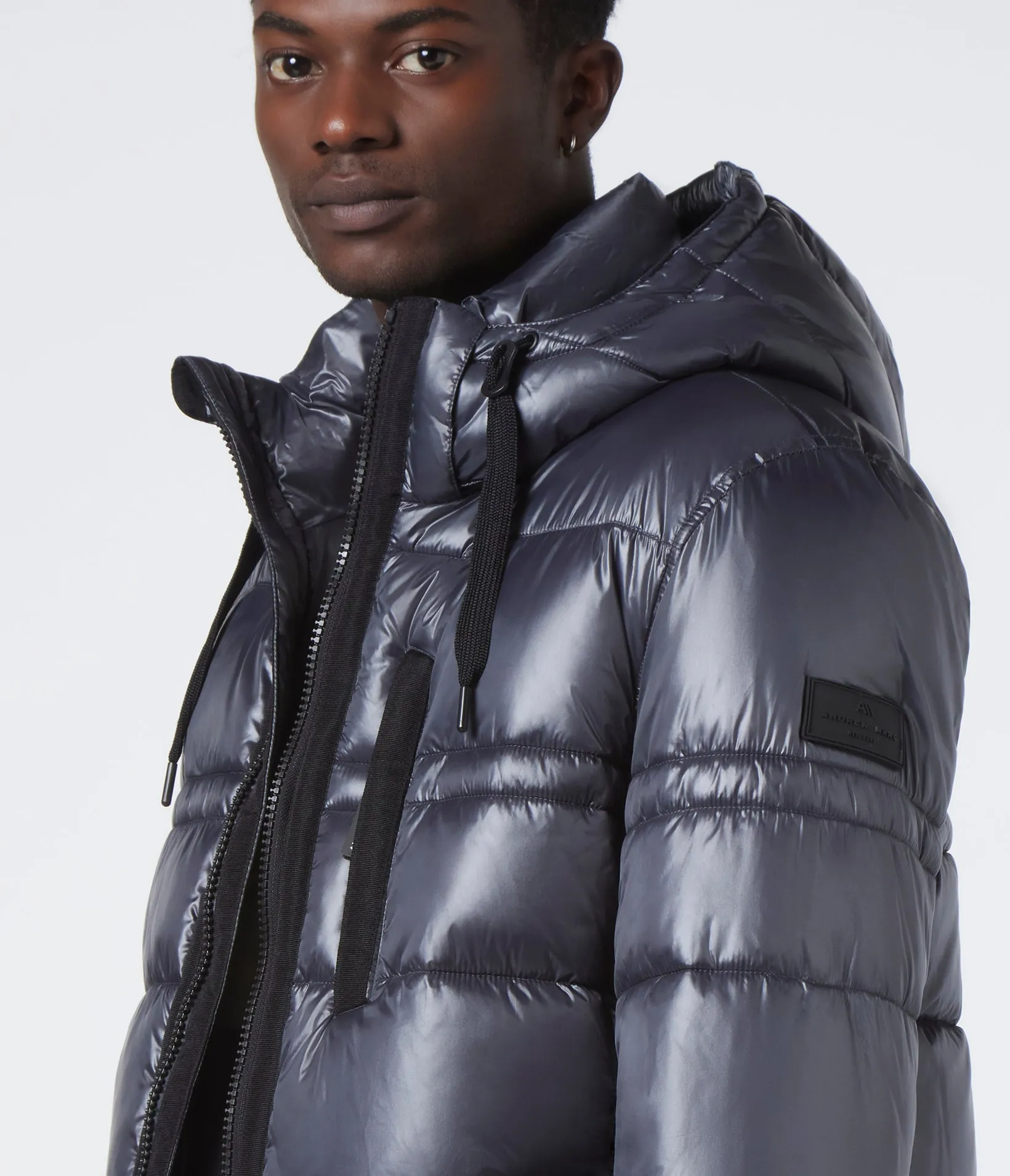 Gotham Quilted Jacket With Removable Hood