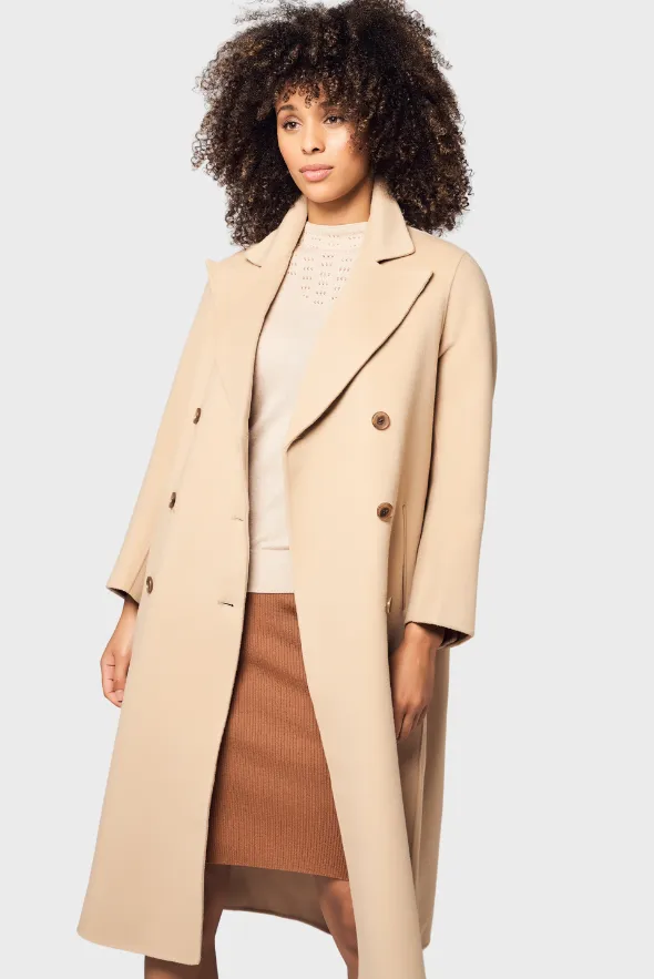 Grand Double-Breasted Wool Coat