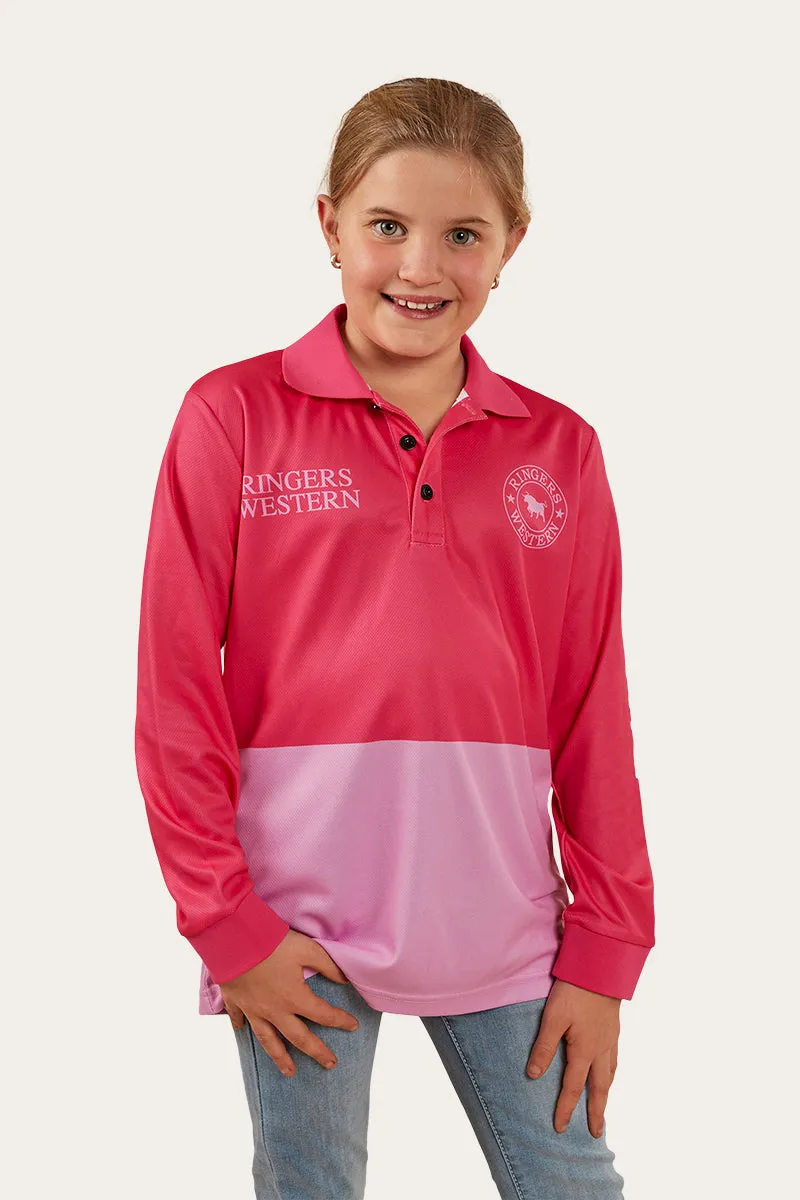 Halls Creek Kids Fishing Jersey - Melon