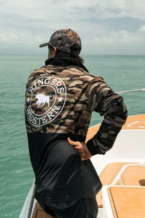 Halls Creek Unisex Fishing Jersey - Camo