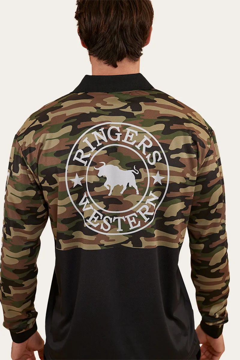 Halls Creek Unisex Fishing Jersey - Camo