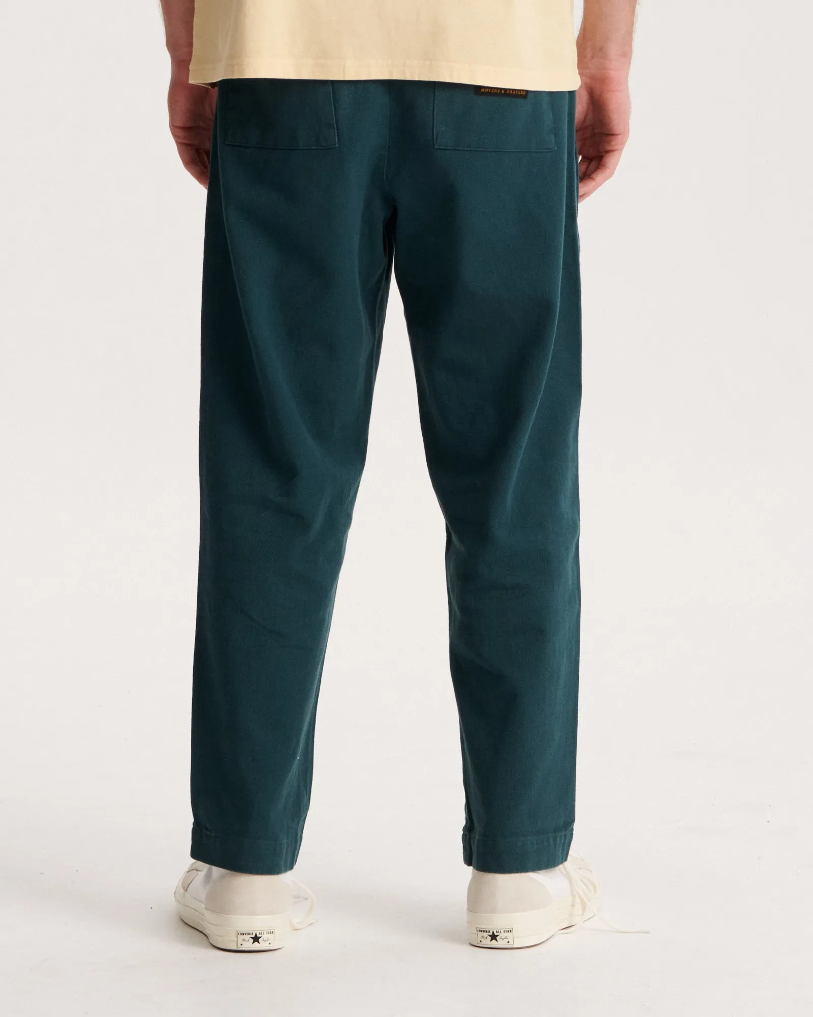 Harro Twill Pleat Pant - Green