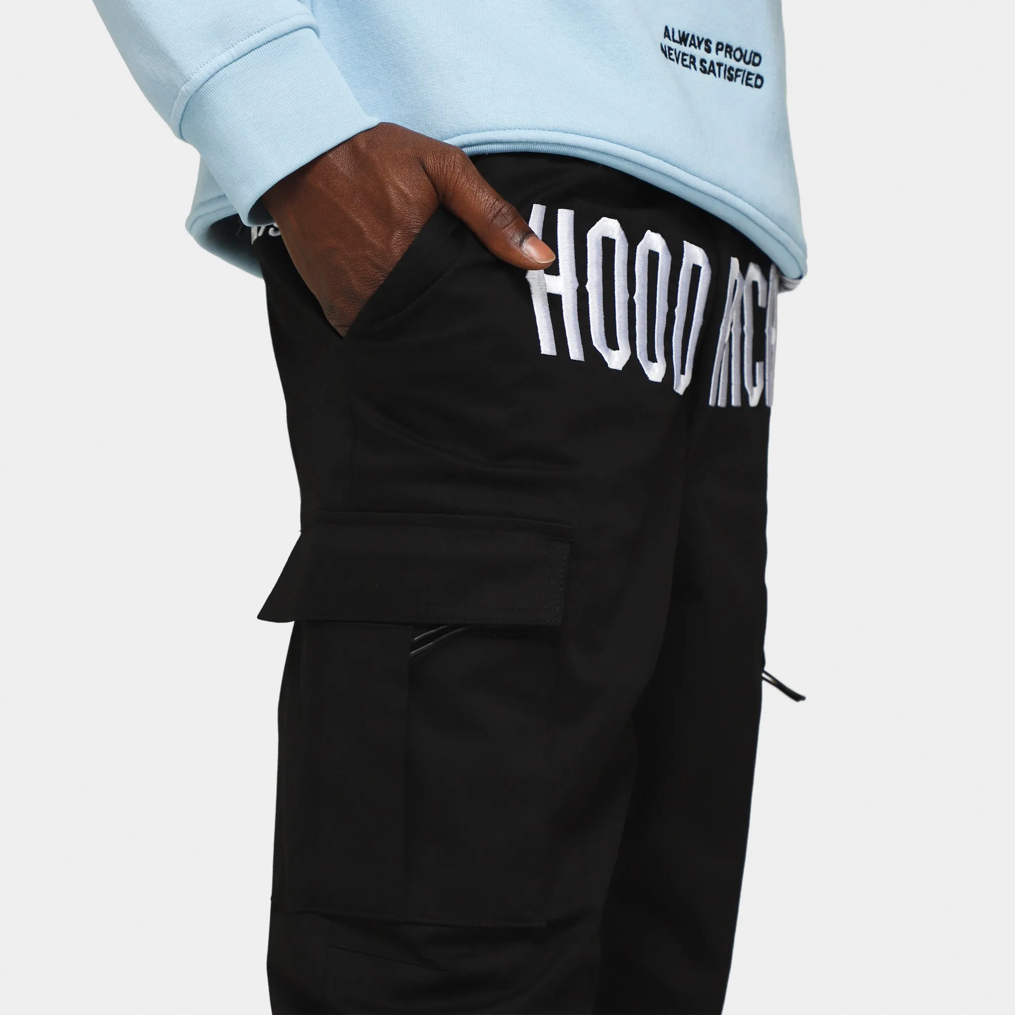 Hoodrich OG Trek Cargo Pants Black / White