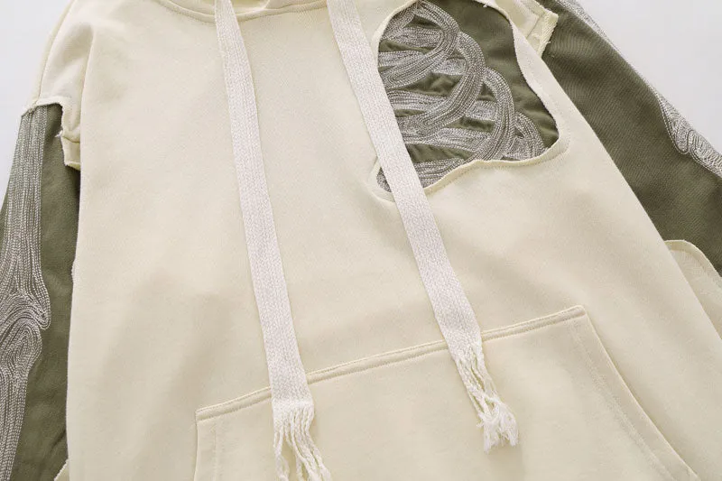 Inside | Embroidery Hooded Sweatshirt