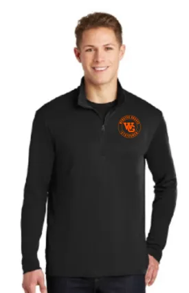 Jacket-1/4 Zip-Circle WG Black-Sport Tek