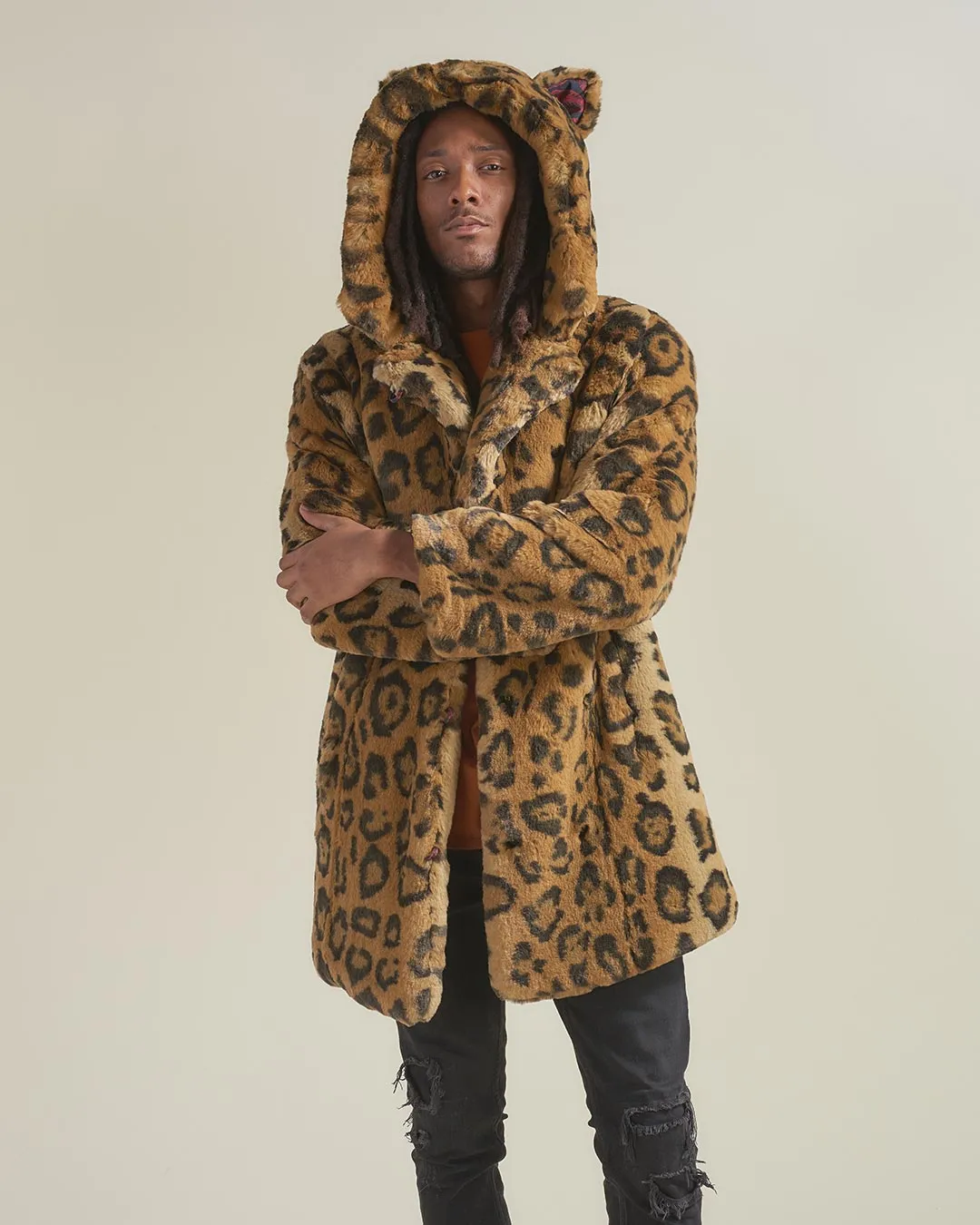 Jaguar Luxe Classic Faux Fur Coat | Men's