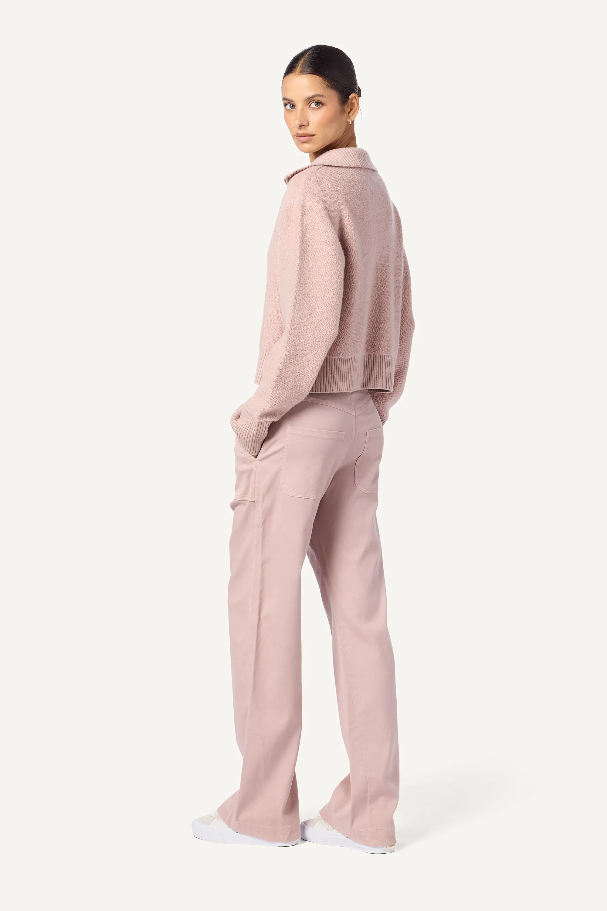 JOLENE FULL LENGTH UTILITY PANT | ADOBE ROSE