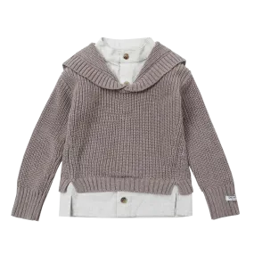 Joost Sweater | Grey Beige Melange