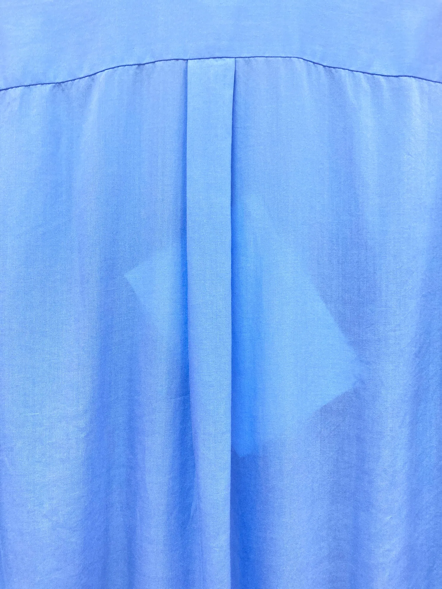 Kolor blue viscose drawstring hem short sleeve pullover shirt - size 2 M