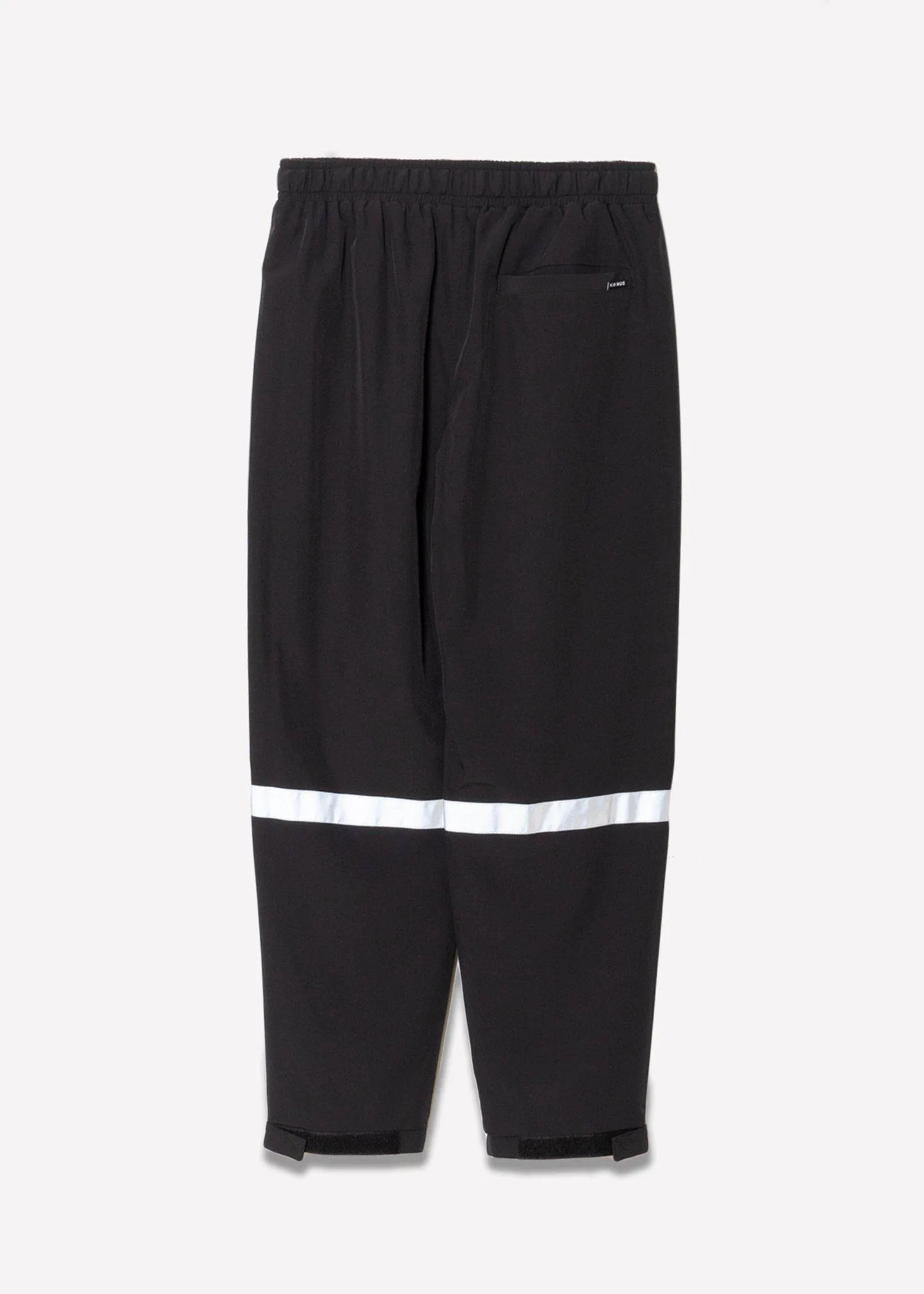 Konus Men's Reflective Wind Cargo Pants in Black