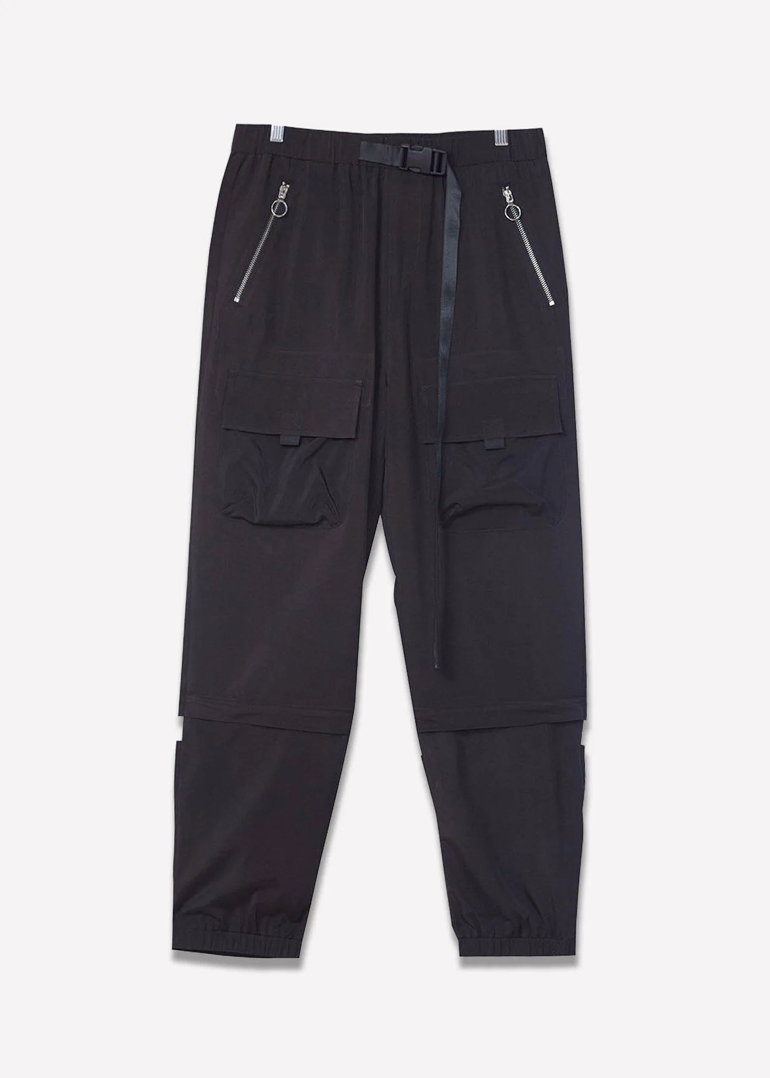 Konus Men's Reflective Wind Cargo Pants in Black