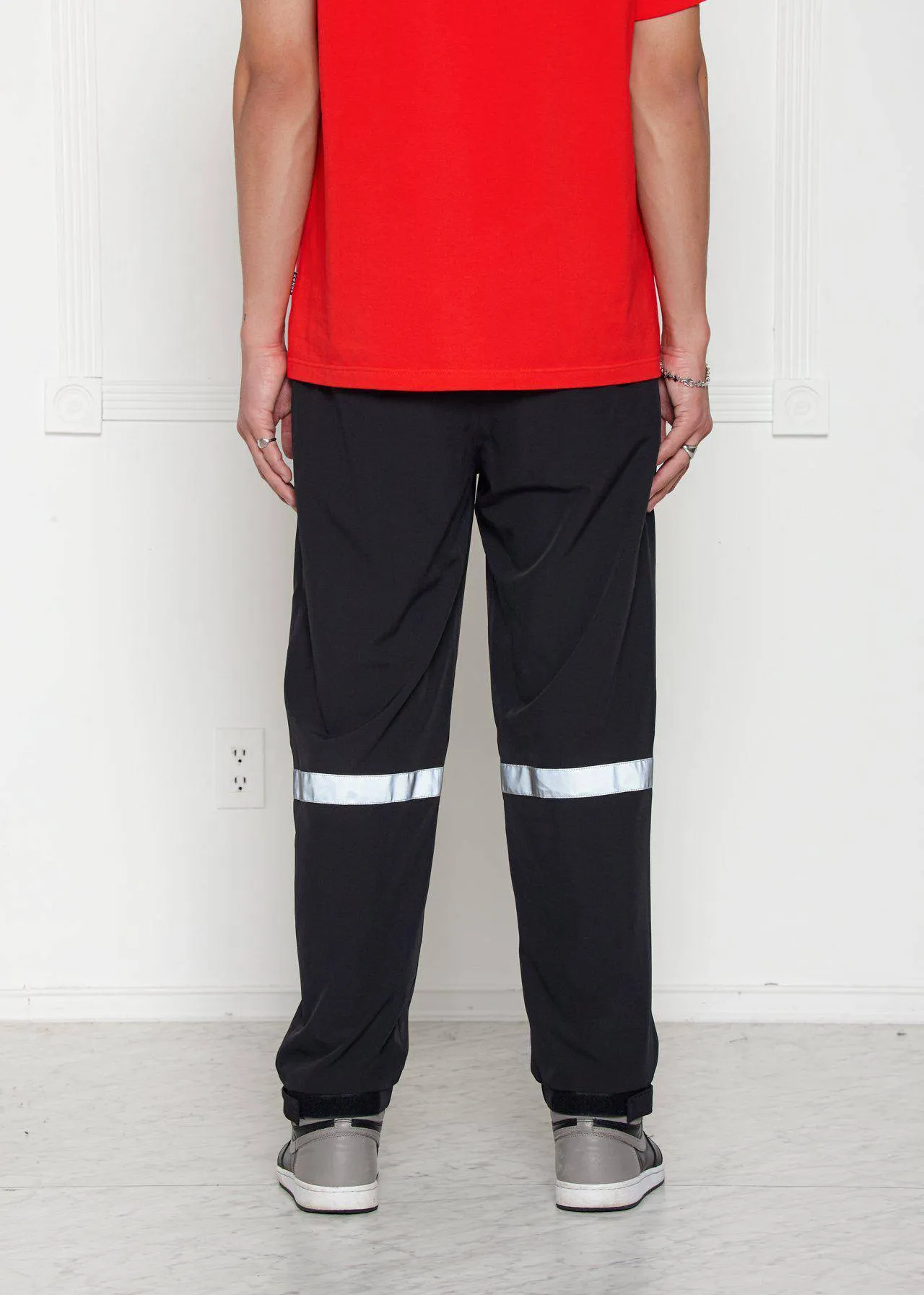 Konus Men's Reflective Wind Cargo Pants in Black