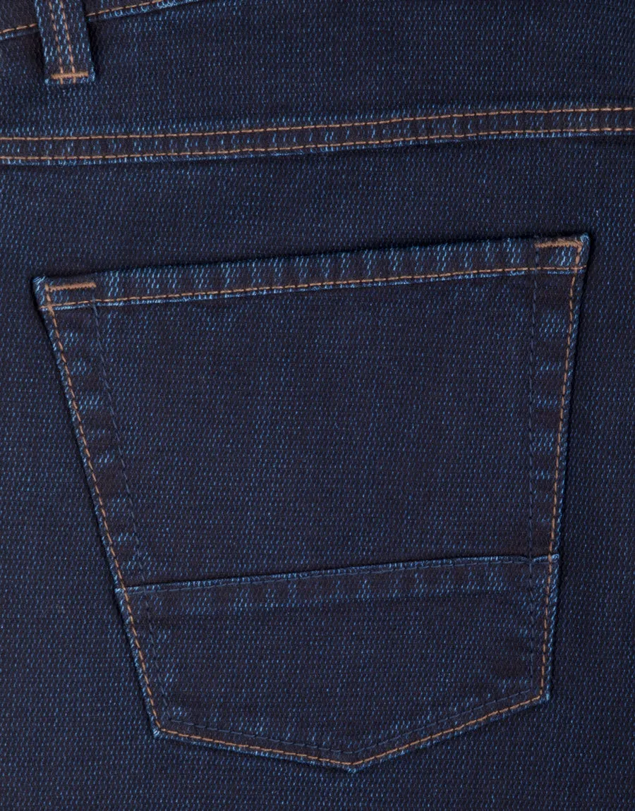 Kurt Jean Textured Indigo