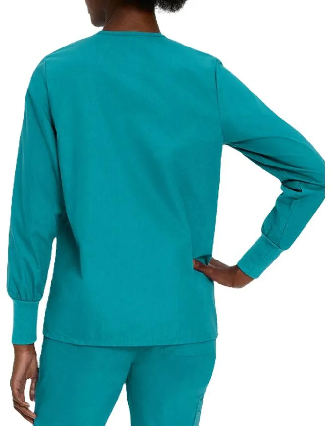 Landau 29 Inch Women's Snap Front Nursing Scrub Jacket