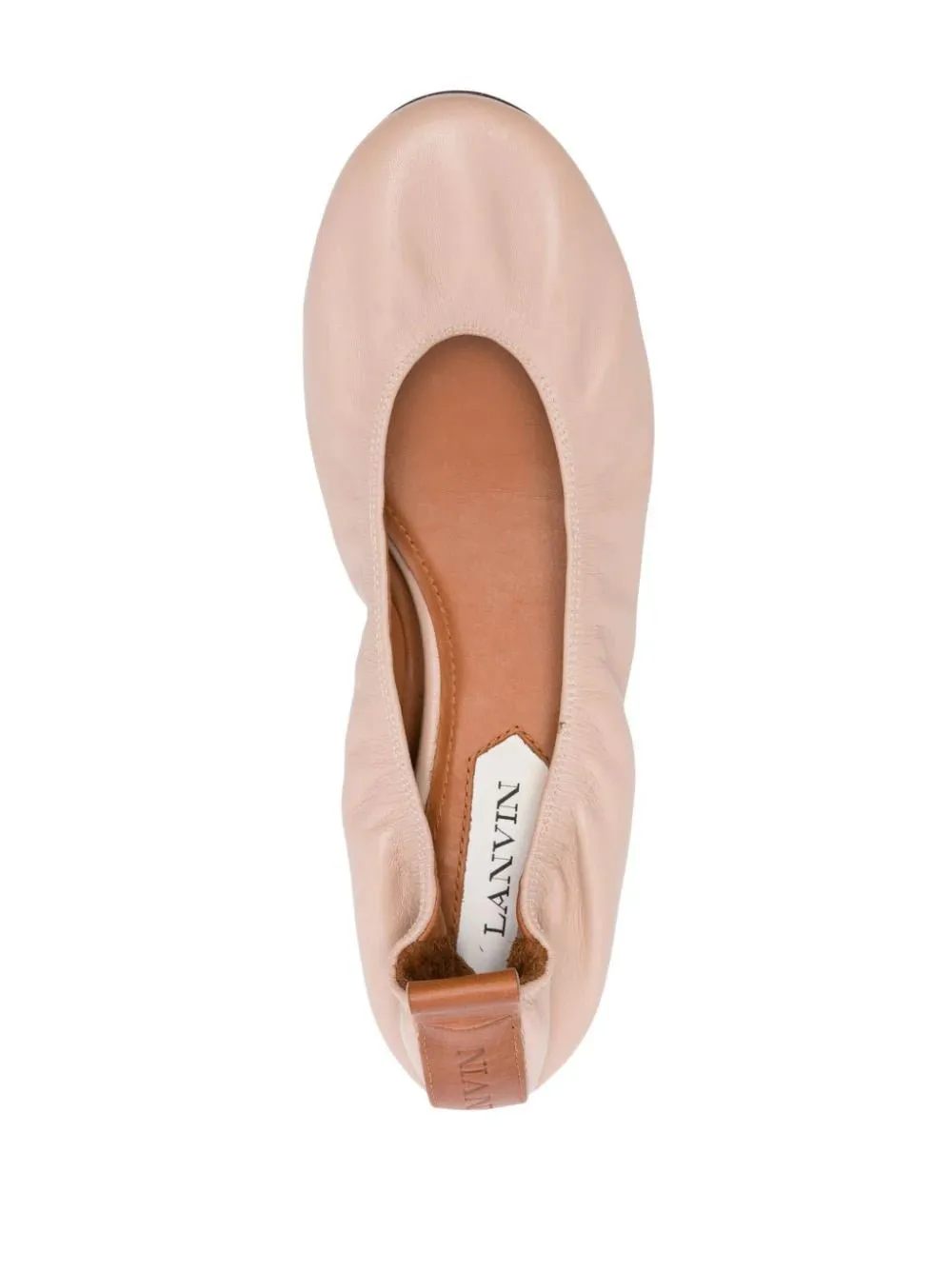 leather ballerina shoes