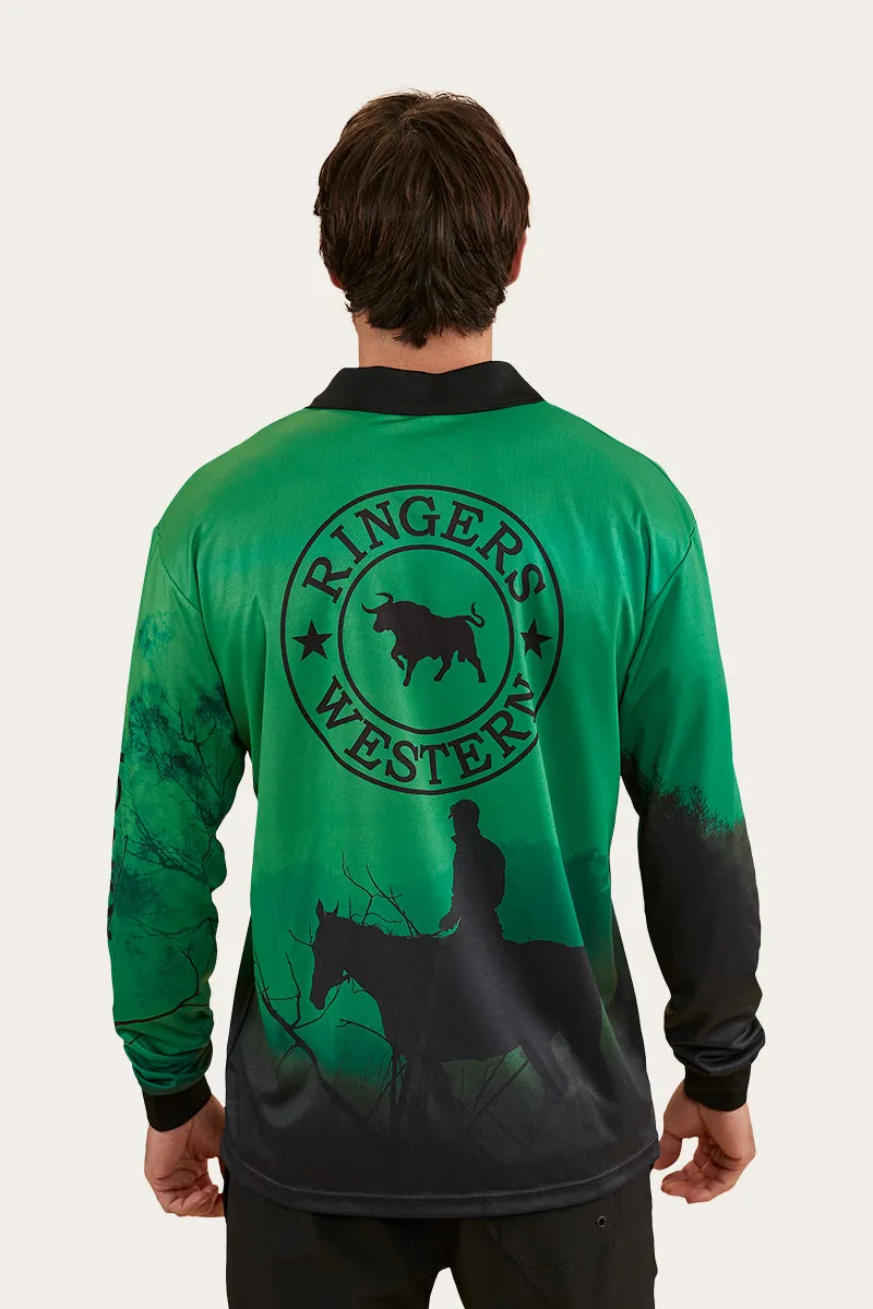 Long Days Unisex Fishing Jersey - Green