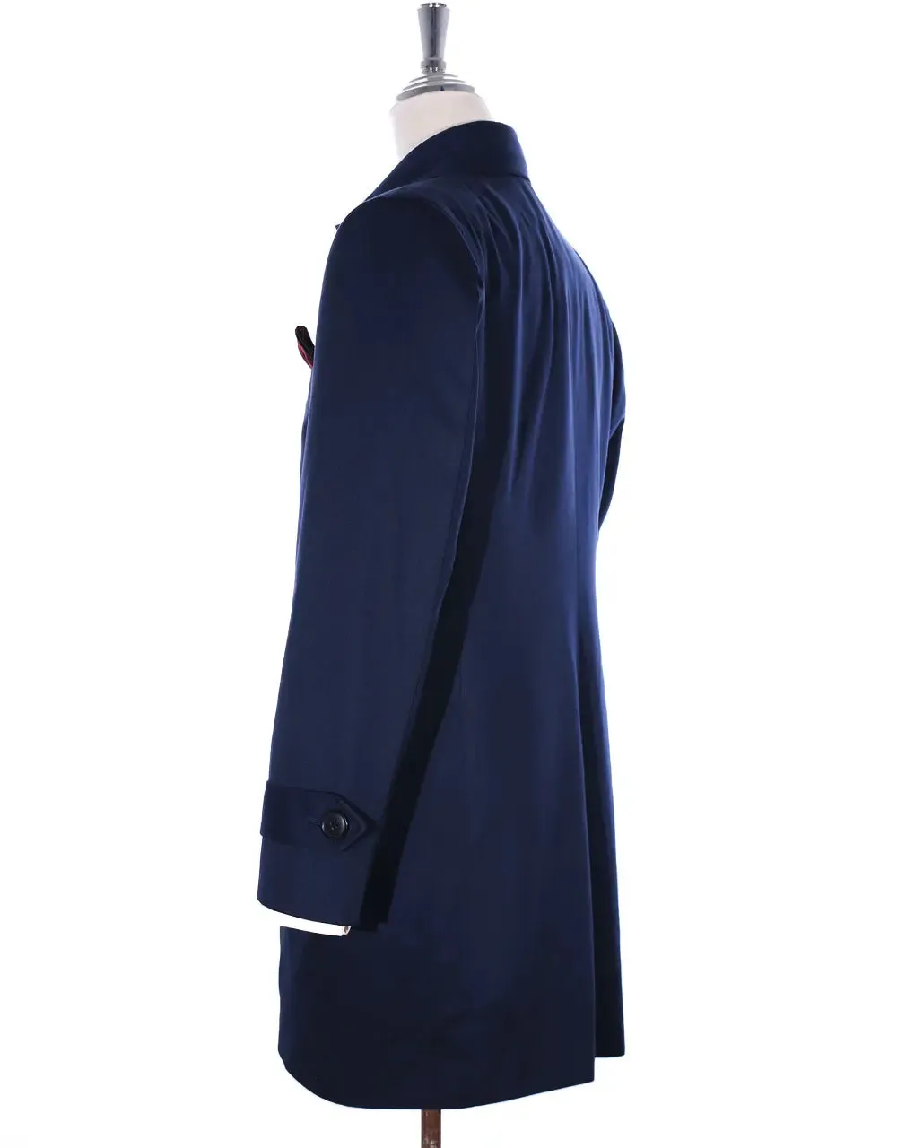 Mac Coat Men's | Tailor Made Vintage Style Original Navy Blue Mac Coat