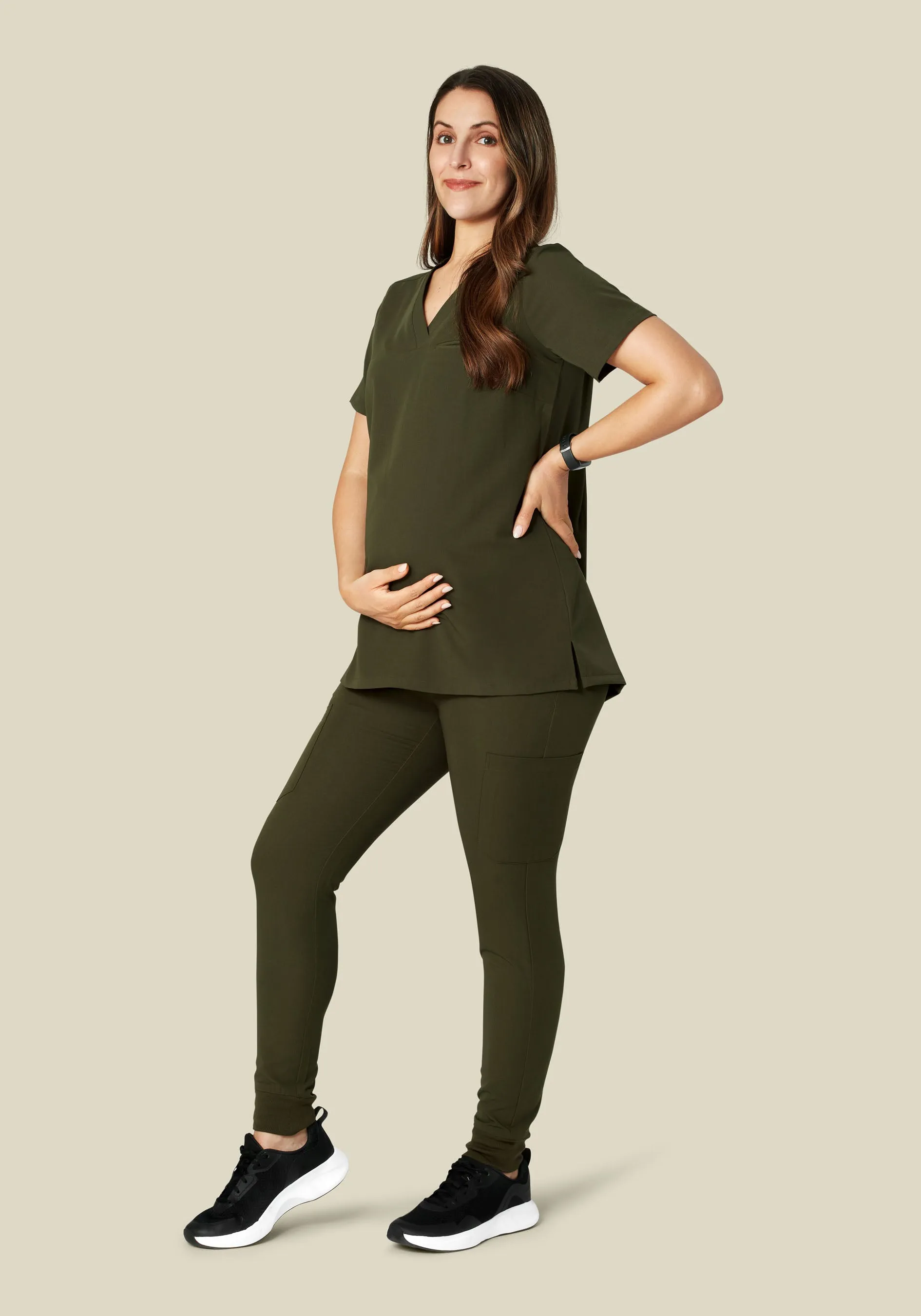 Maternity Joggers Olive