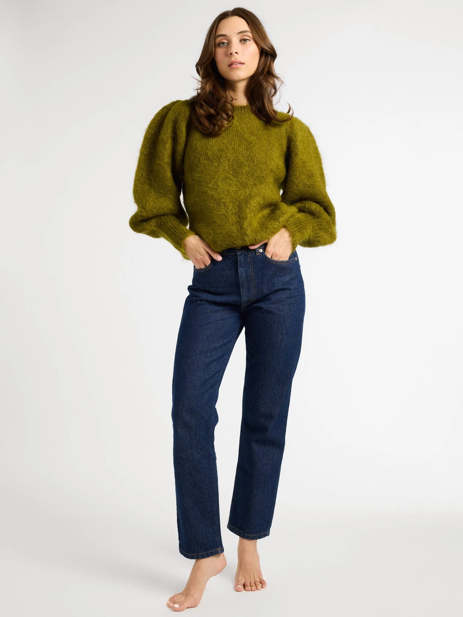 Maya Sweater in Moss