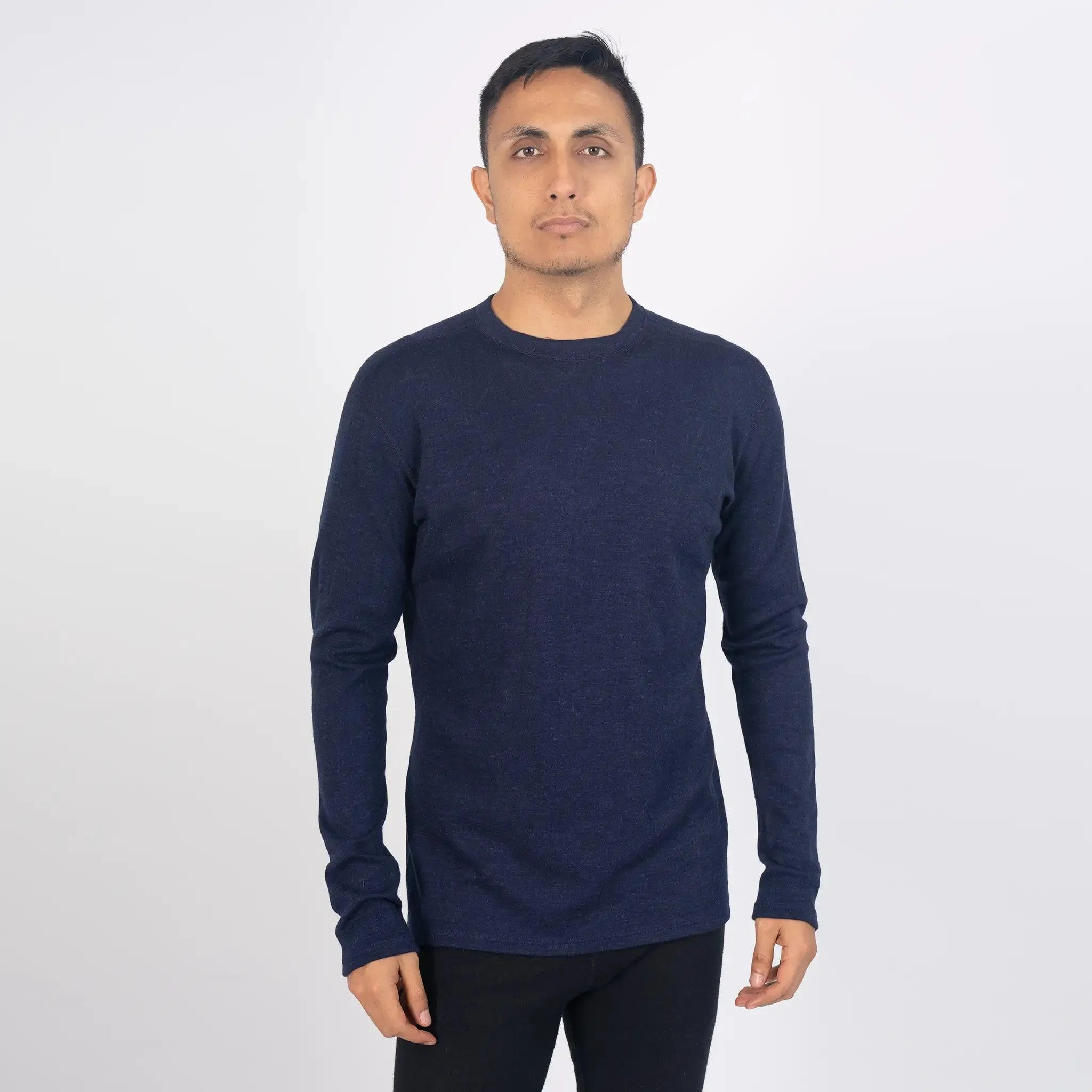 Men's Alpaca Wool Sweater: 300 Lightweight