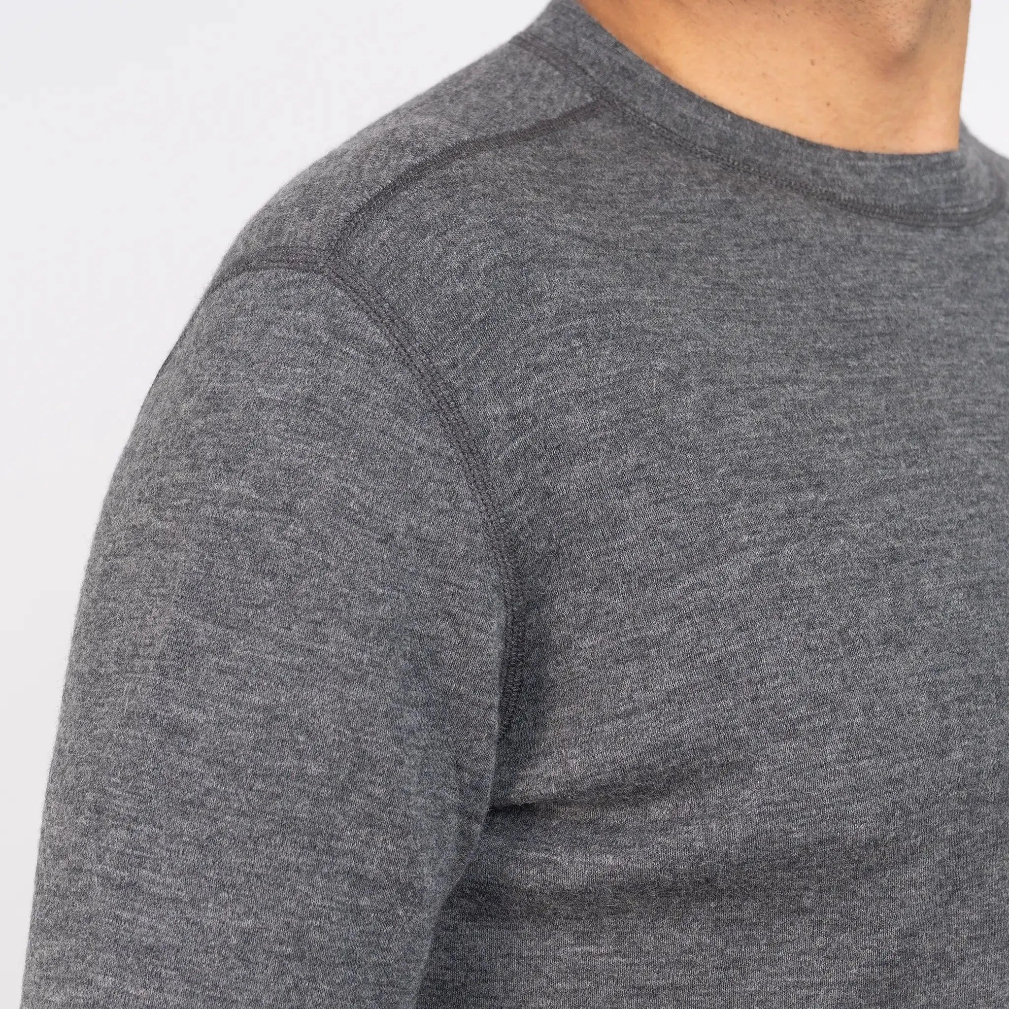 Men's Alpaca Wool Sweater: 300 Lightweight