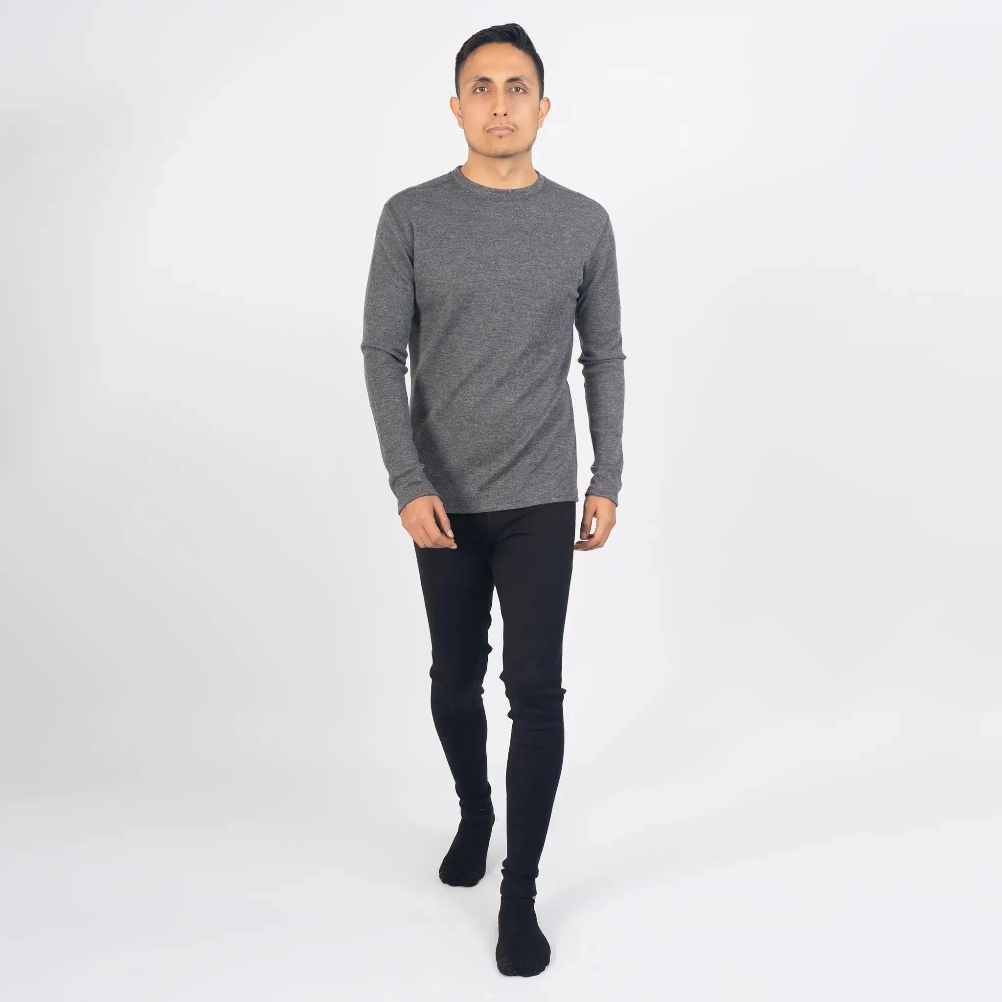 Men's Alpaca Wool Sweater: 300 Lightweight