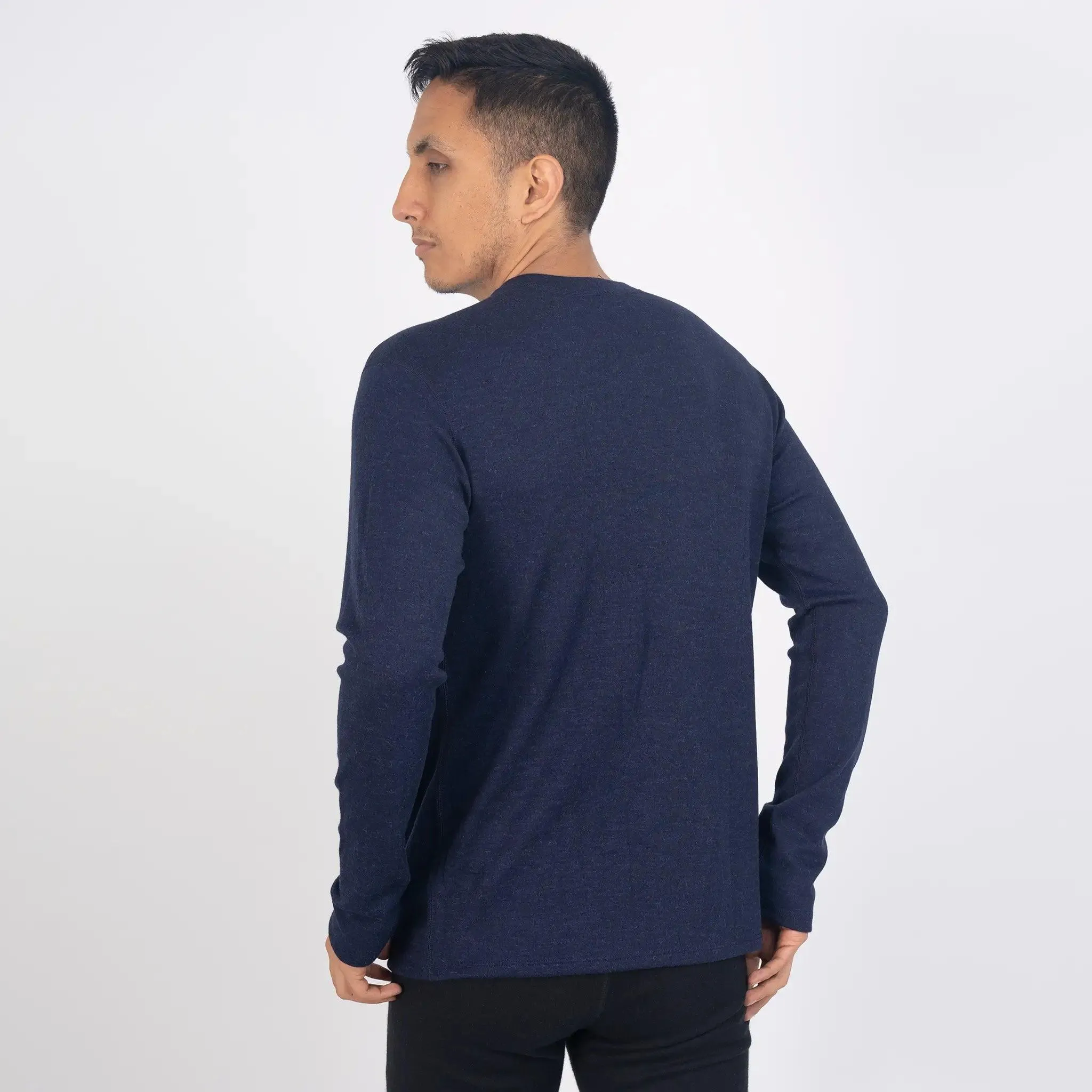 Men's Alpaca Wool Sweater: 300 Lightweight