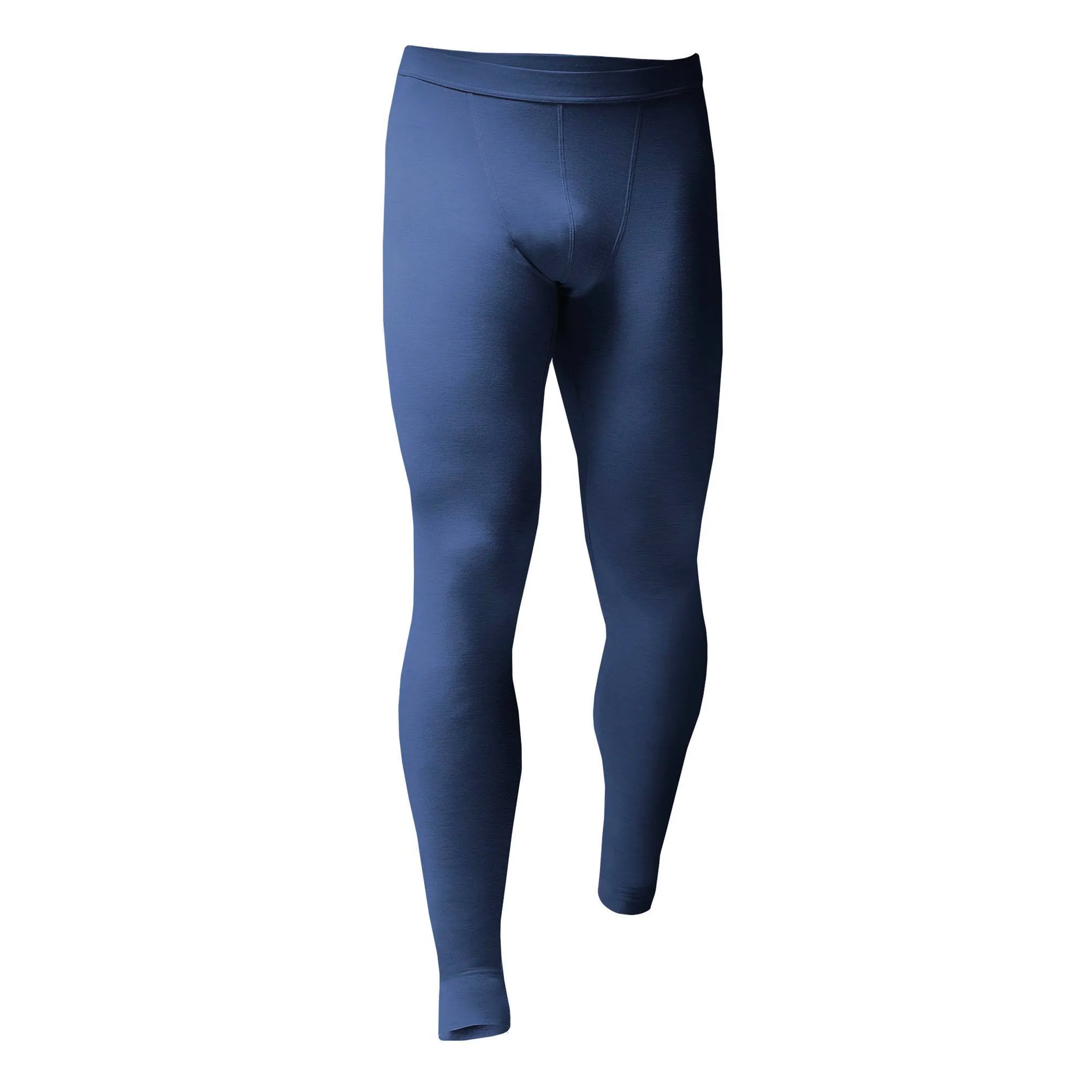 Mens Lightweight Thermal Bottoms - Indigo Marl