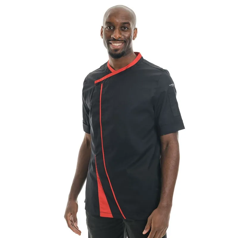 Men's Red and Black Chef Coat - LAFONT