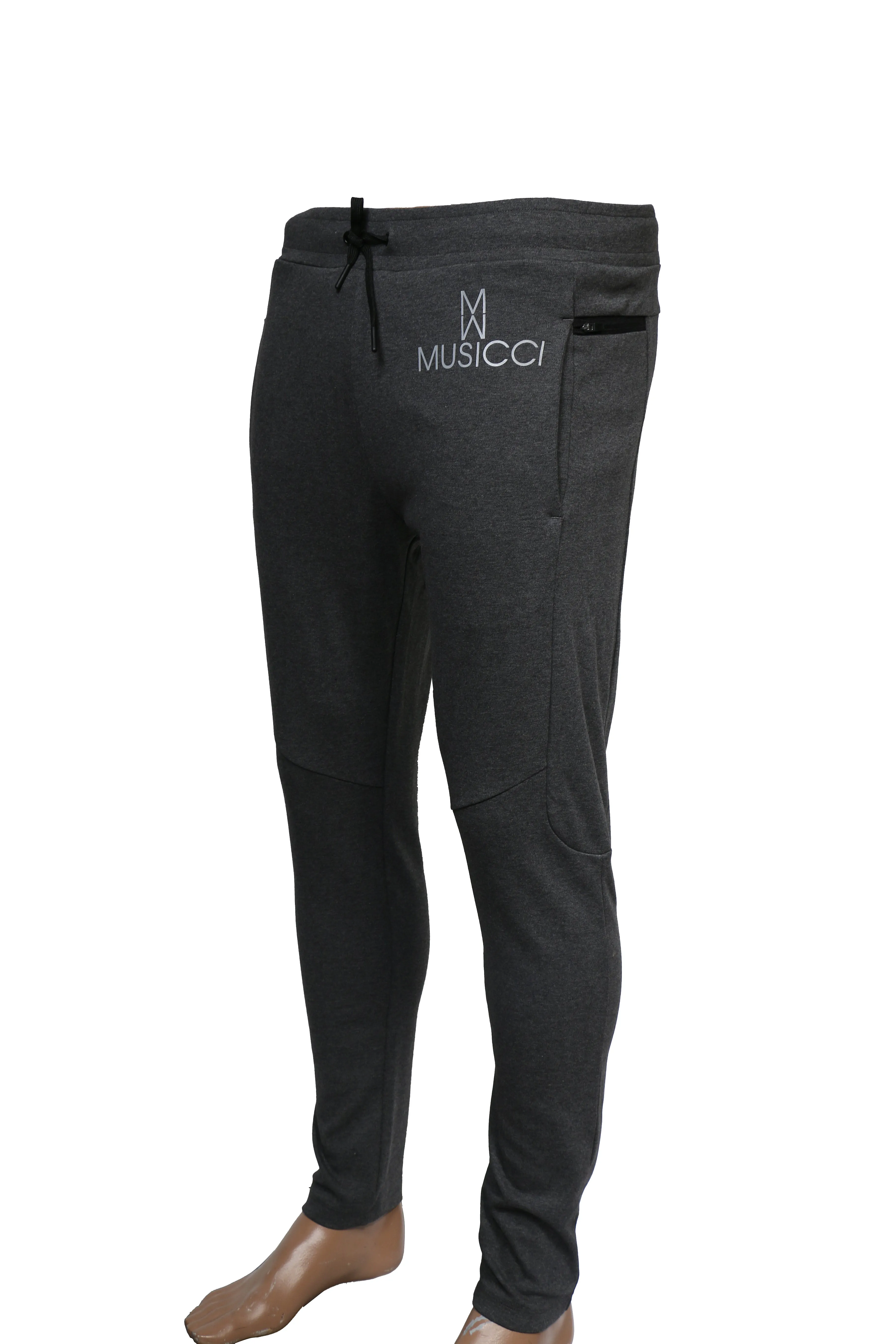 Musicci gray-black fleece sweat pant