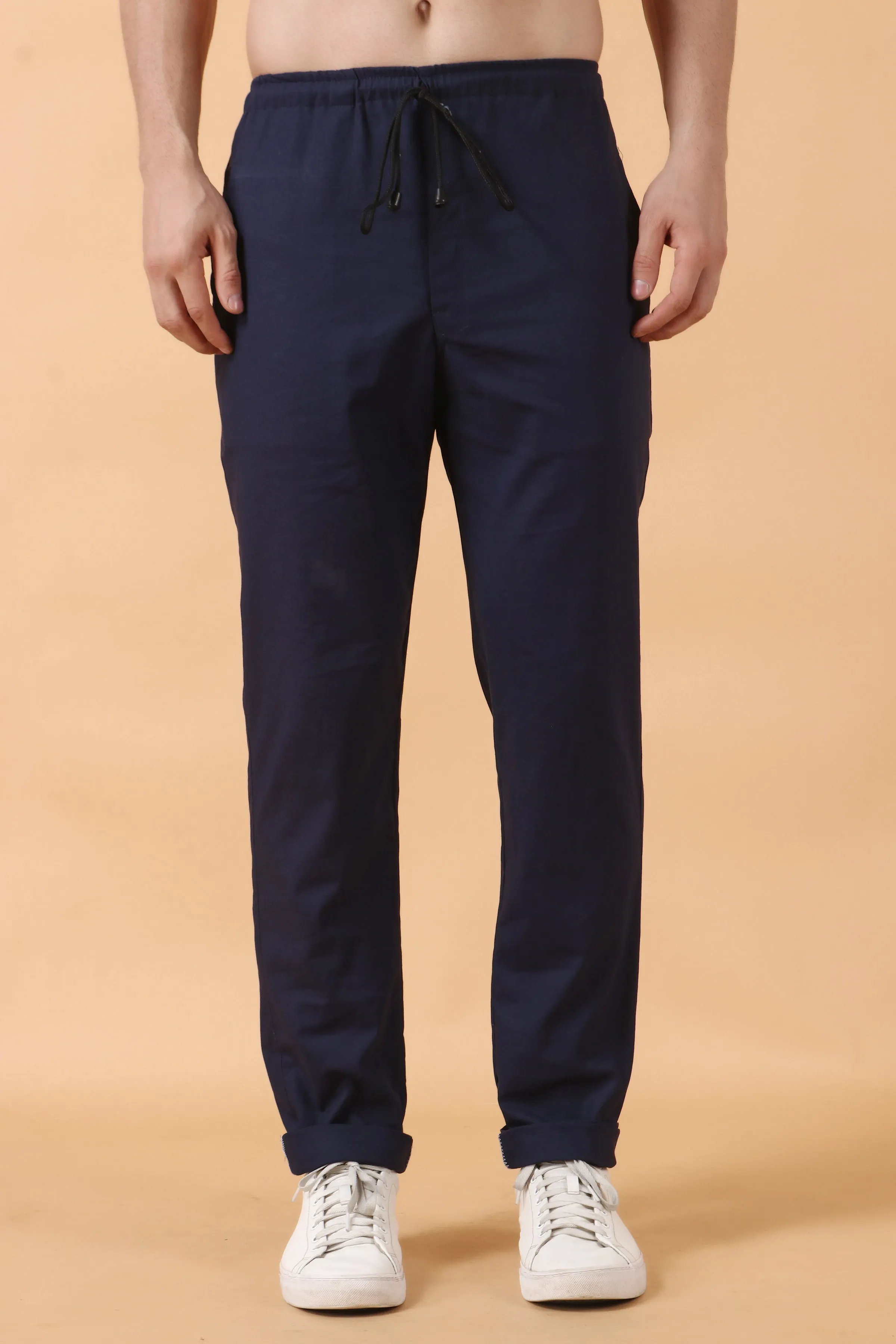 Navy Blue Stretch Cargo