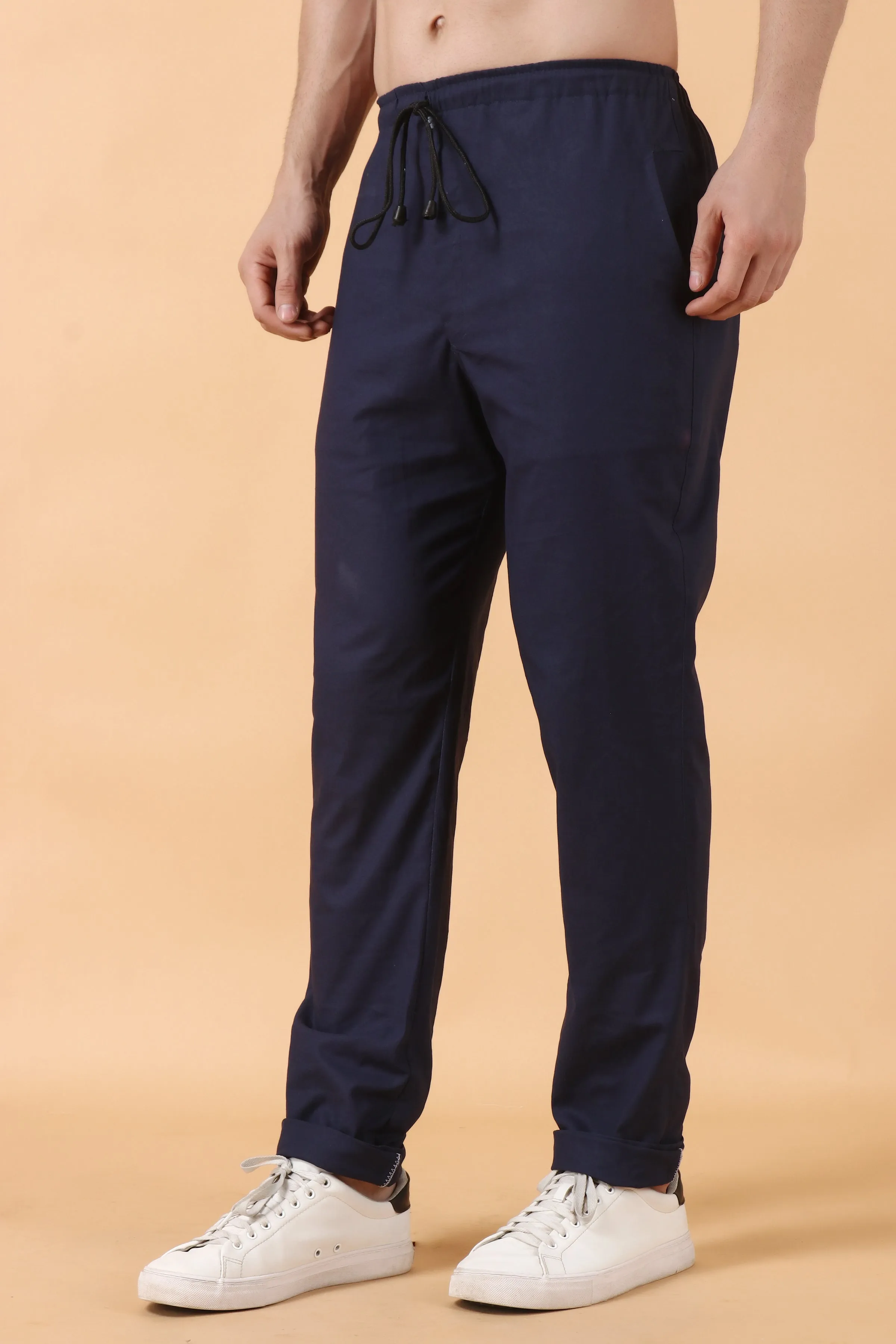 Navy Blue Stretch Cargo