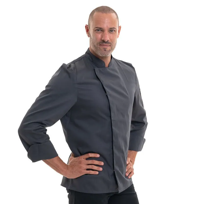 Nero Gray Chef Coat Long Sleeves - ROBUR