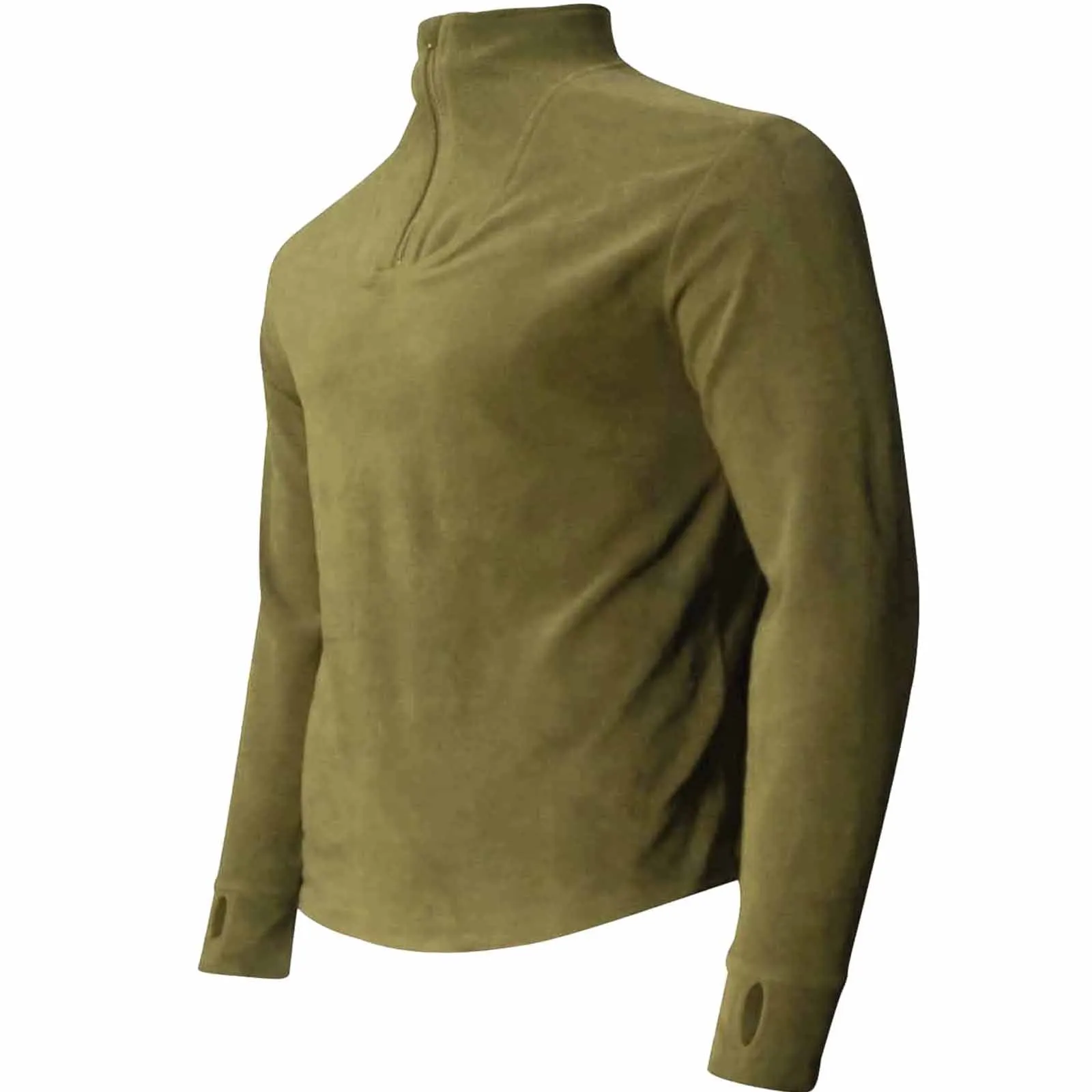 Olive PCS Army Fleece Top