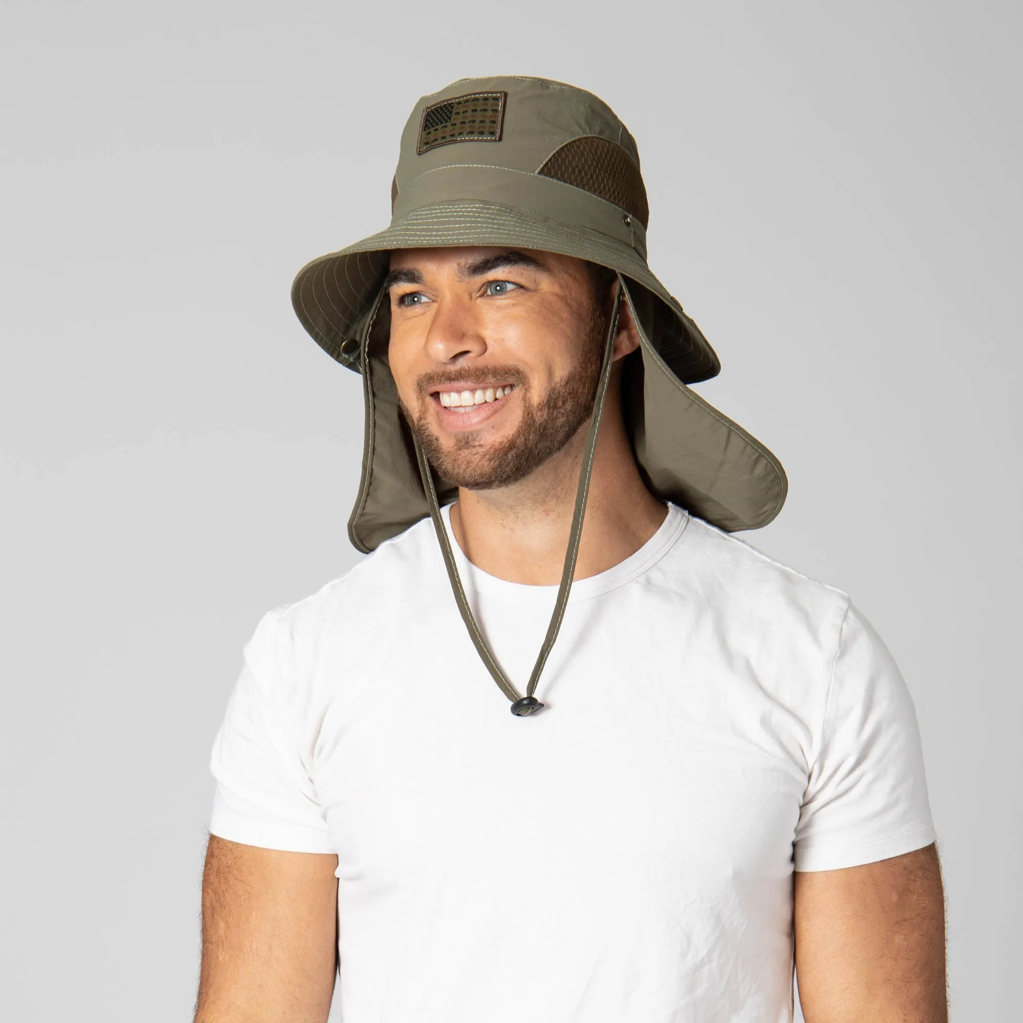 Outdoor Americana Bear Patch Boonie Hat