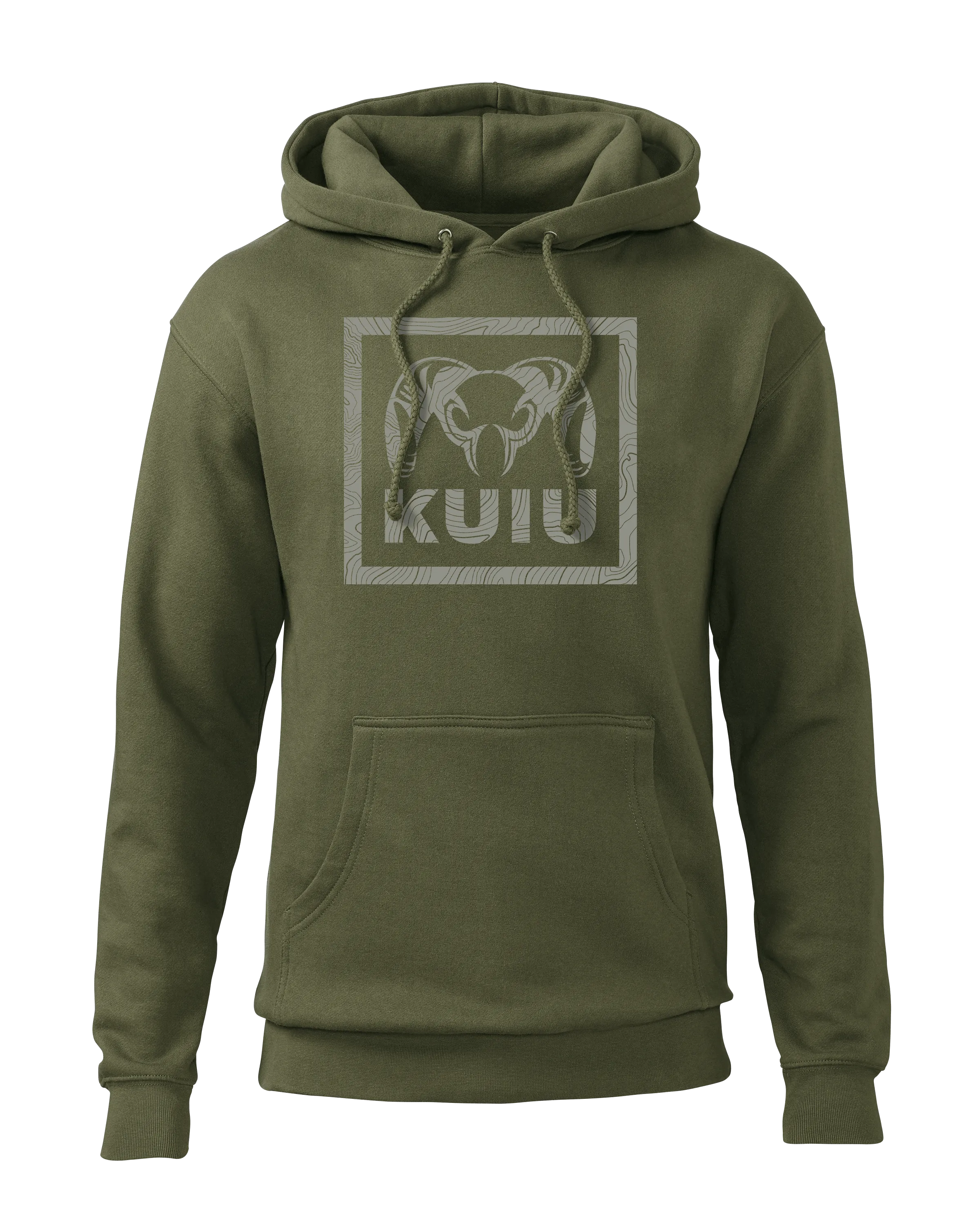 Outlet KUIU Topo Box Hoodie | Army