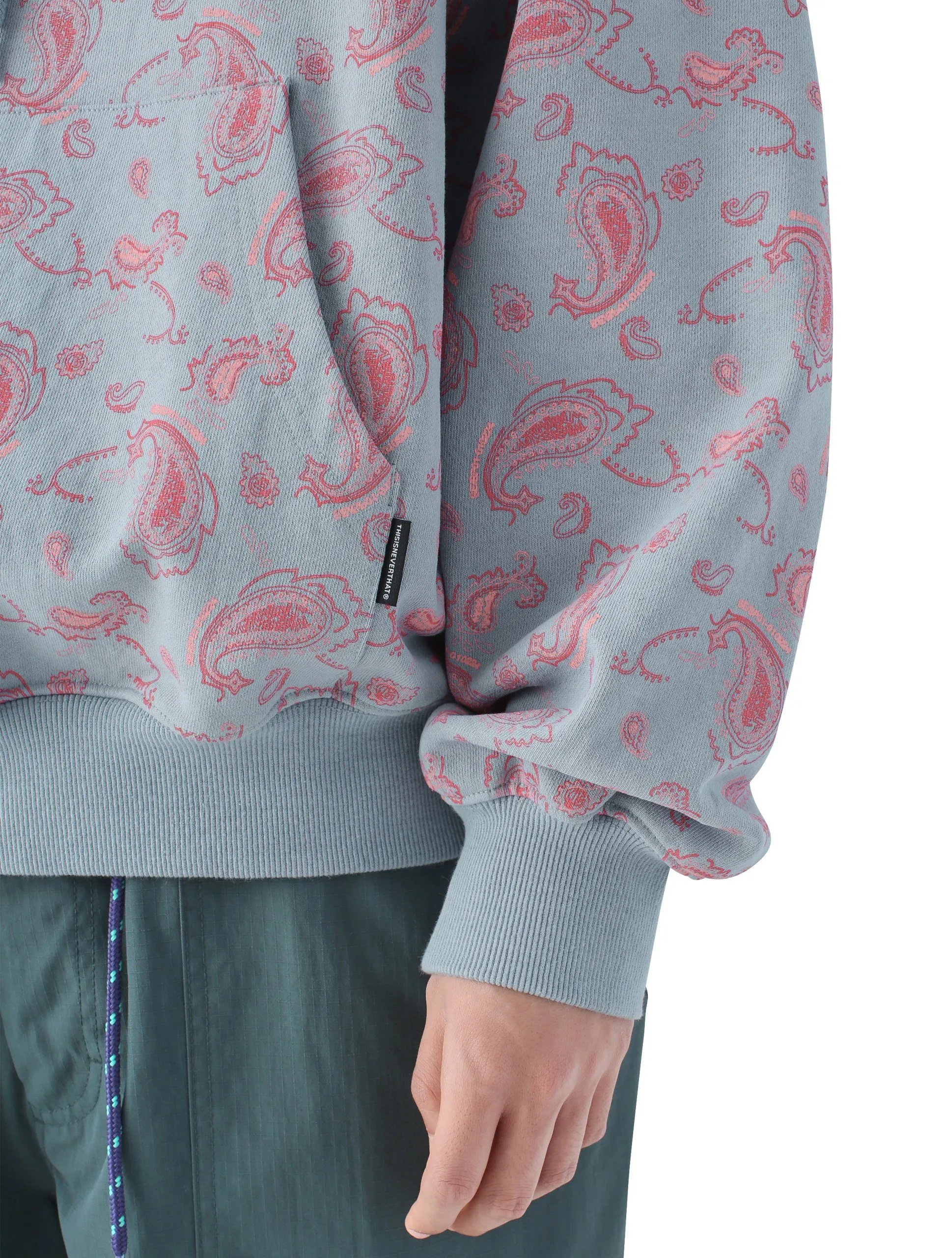 Paisley Hooded Sweatshirt